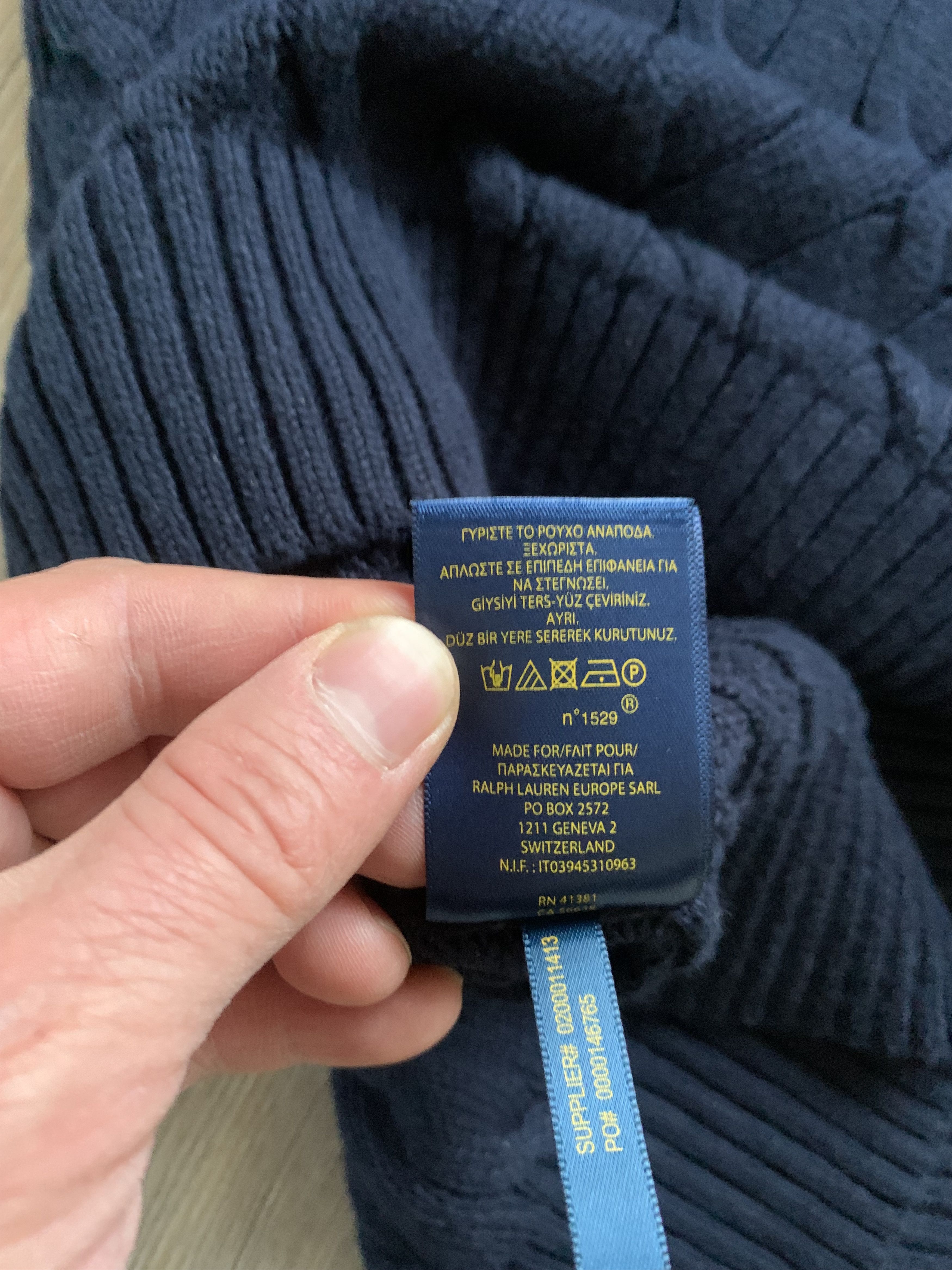 Polo Ralph Lauren Polo Ralph Lauren Vintage Cable Knit Crewneck Sweater Size US XXL / EU 58 / 5 - 11 Thumbnail