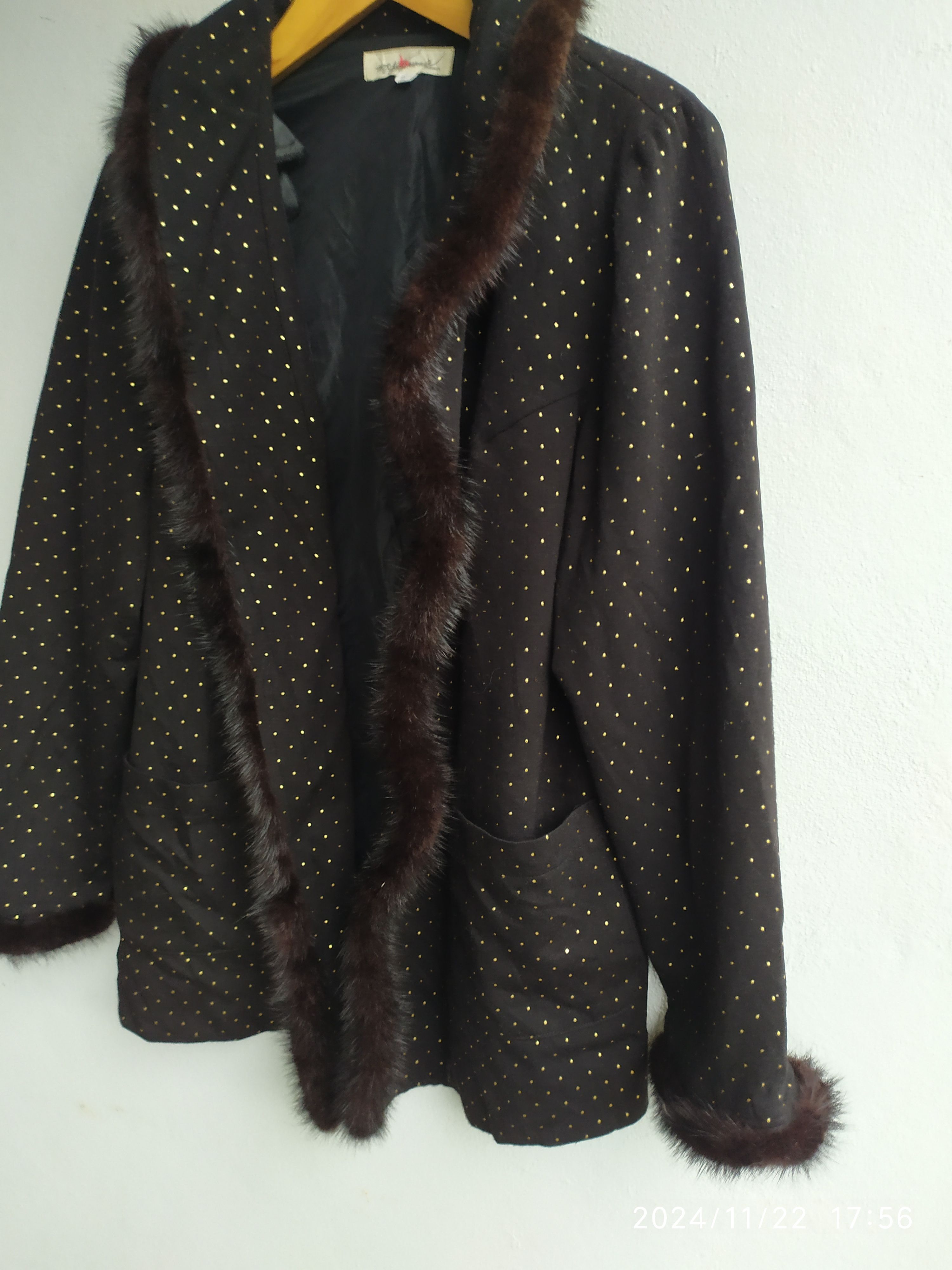 If Six Was Nine × Japanese Brand × Le Grande Bleu (L.G.B.) Japanese Fur Blazer Jacket IfSixWasNine LGB Style Size US L / EU 52-54 / 3 - 5 Thumbnail
