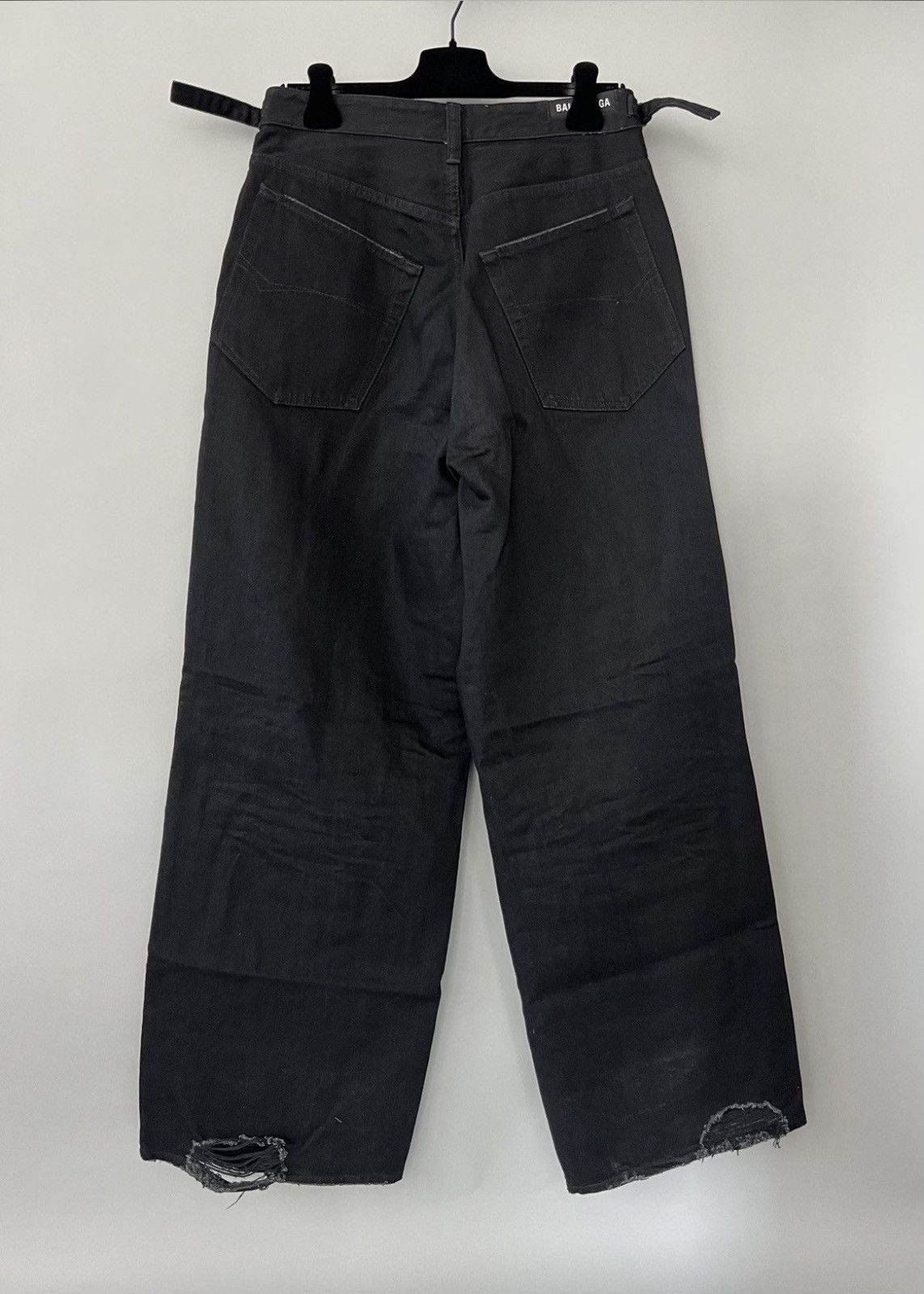 Balenciaga SS22 Hybrid Denim Cargo Pants Size US 32 / EU 48 - 2 Thumbnail