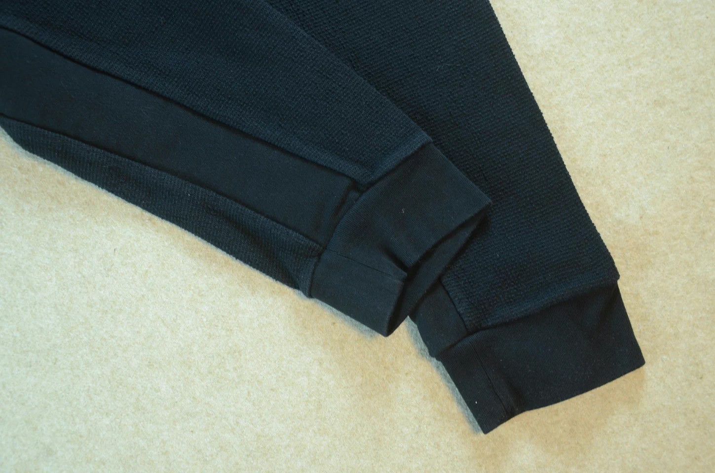 Boris Bidjan Saberi 11byBBS Black Towel Dropped Crotch Cuffed Sweatpants Size US 39 - 3 Thumbnail