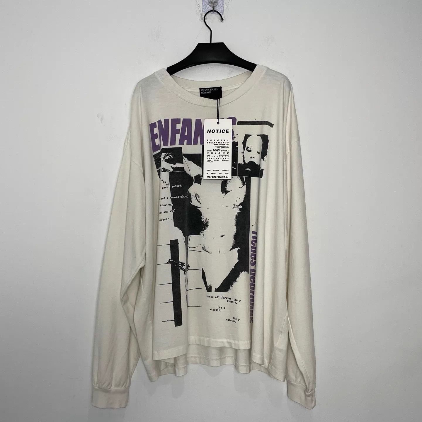 Enfants Riches Deprimes ERD23ss Nude Illustration Graffiti Long Sleeve Sweatshirt XL Size US XL / EU 56 / 4 - 1 Thumbnail