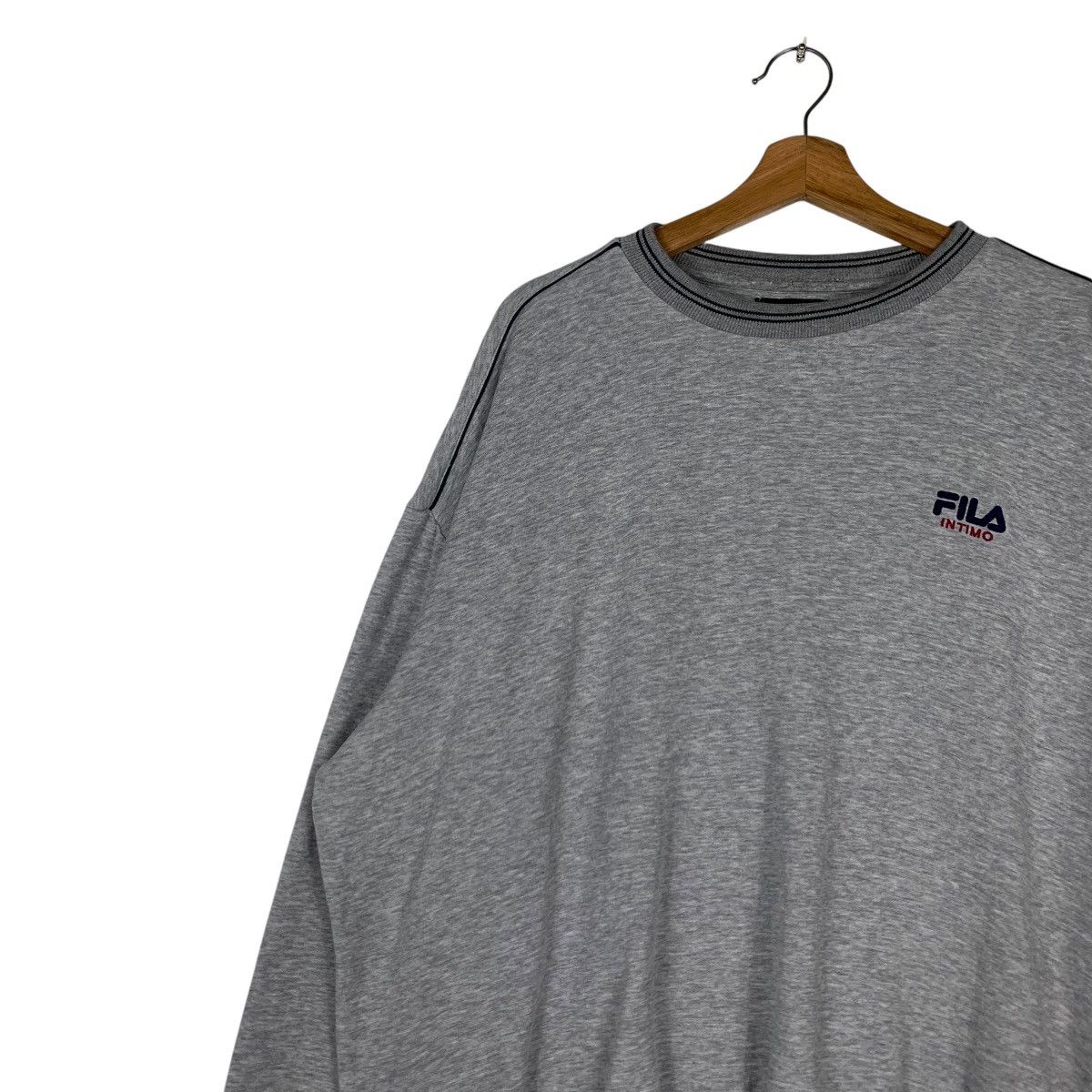 Fila FILA Intimo Small Logo Gray Sweatshirt #1344-C61 Size US XXL / EU 58 / 5 - 6 Thumbnail
