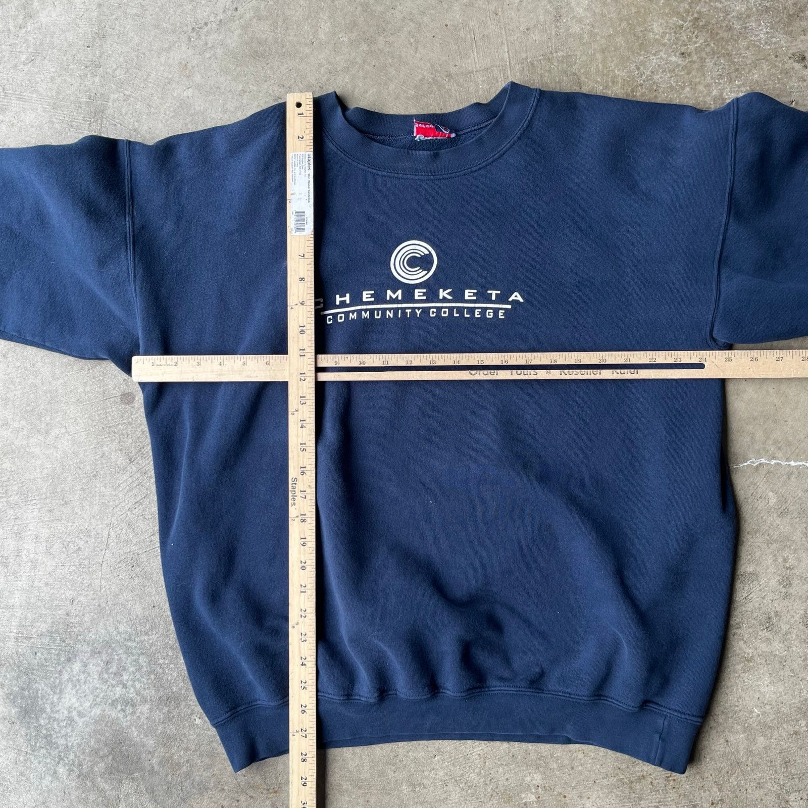 Vintage VINTAGE CHEMEKETA COMMUNITY COLLEGE SWEATSHIRT LARGE BLUE Size US L / EU 52-54 / 3 - 8 Thumbnail
