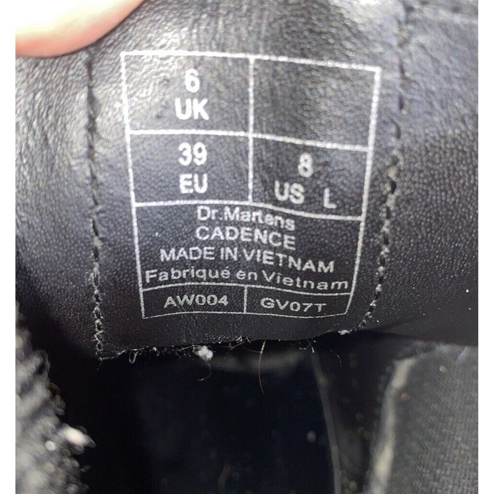 Dr. Martens Dr. Martens Cadence BLACK Leather Heeled Chelsea Boots US8L Size US 8 / IT 38 - 3 Thumbnail