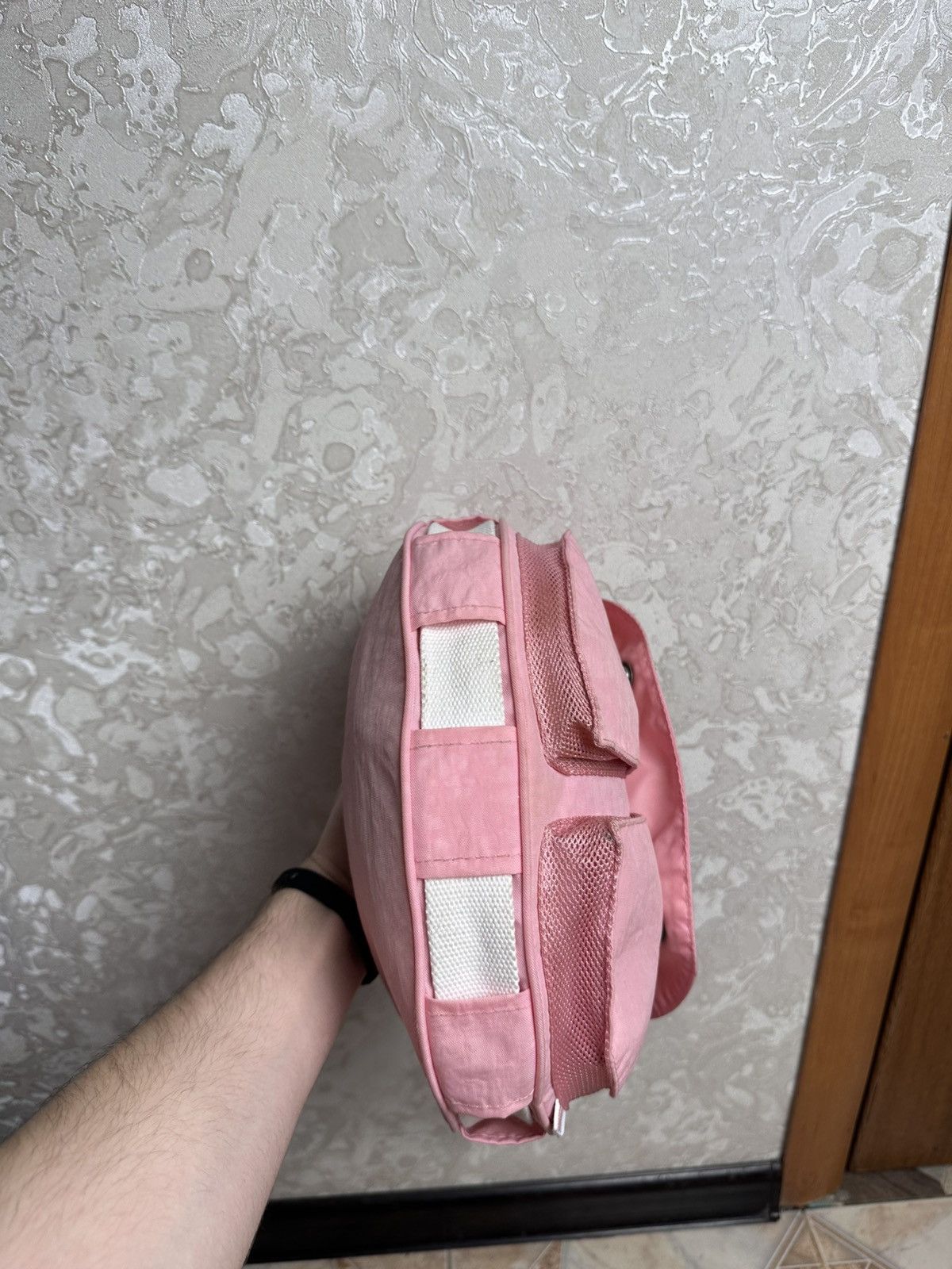 Puma × Vintage Puma Y2K Rounded Half Moon Pink Barbie Handbag Size ONE SIZE - 10 Thumbnail