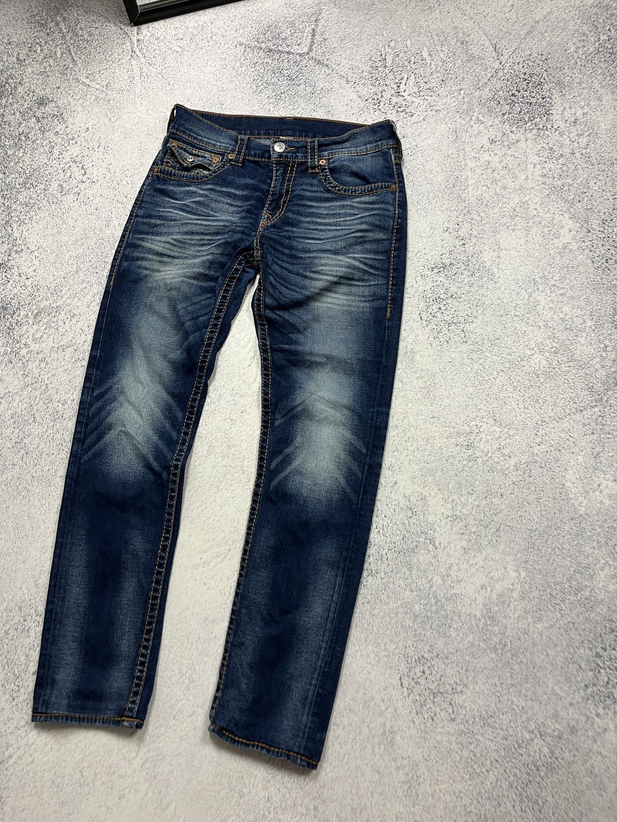 True Religion True Religion Skinny Flap Red Big T Jeans Streetwear Size 31 Size US 32 / EU 48 - 5 Thumbnail