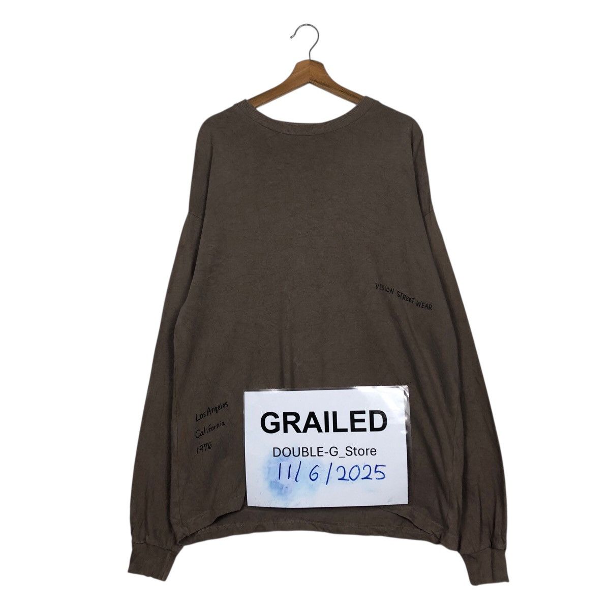 Vision Streetwear 📌Vintage Sweatshirt Vision Street Wear Box Logo Spell Out Size US M / EU 48-50 / 2 - 1 Thumbnail