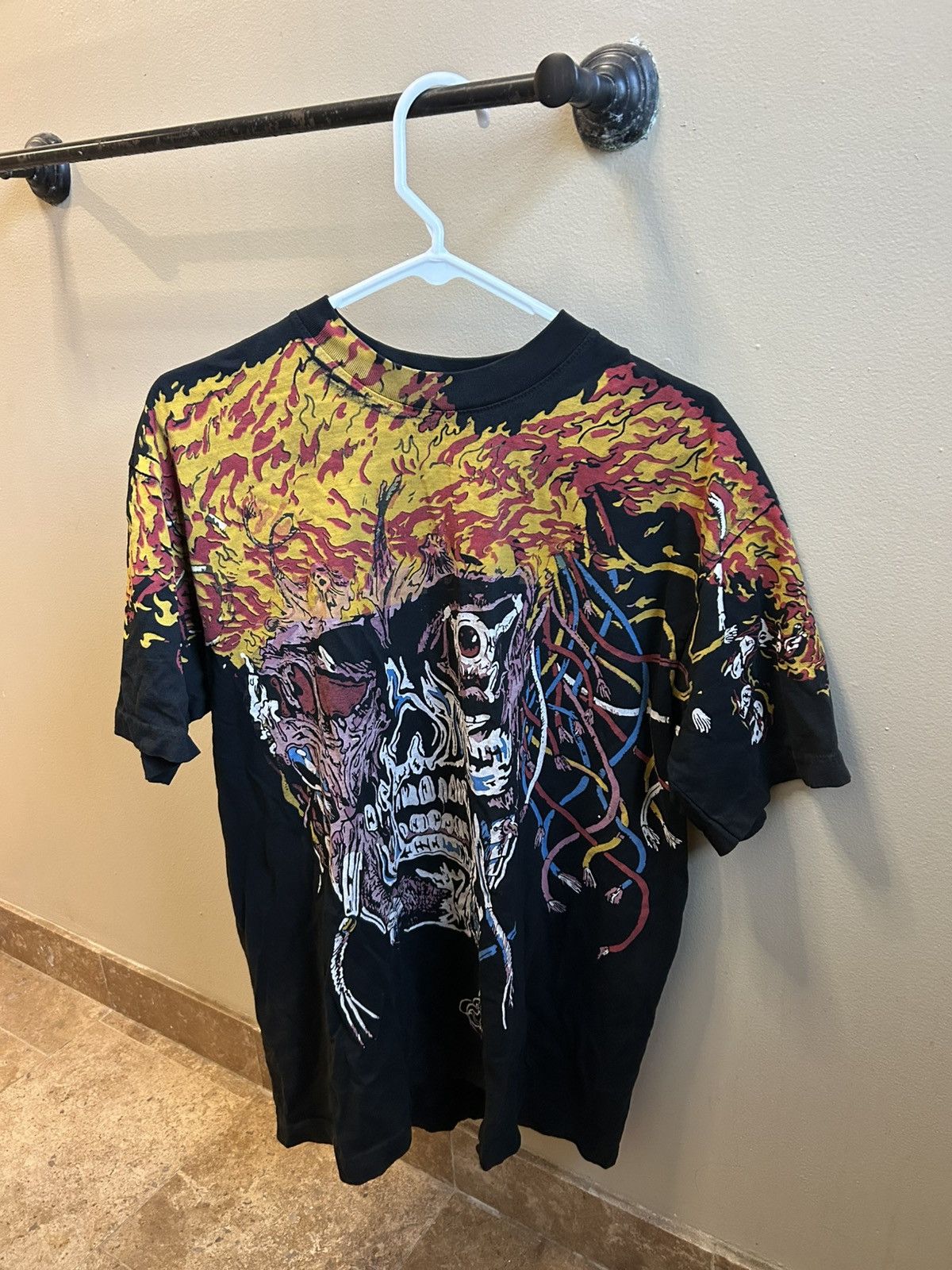 Warren Lotas Warren Lotas Skull Cable Tee Size US M / EU 48-50 / 2 - 1 Thumbnail