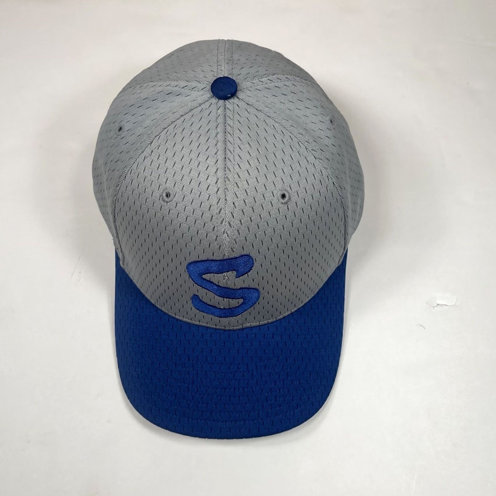 Vintage Richardson Hat Adjustable Pro Adult Size GrayBlue StrapBack Baseball Cap Size ONE SIZE - 2 Thumbnail
