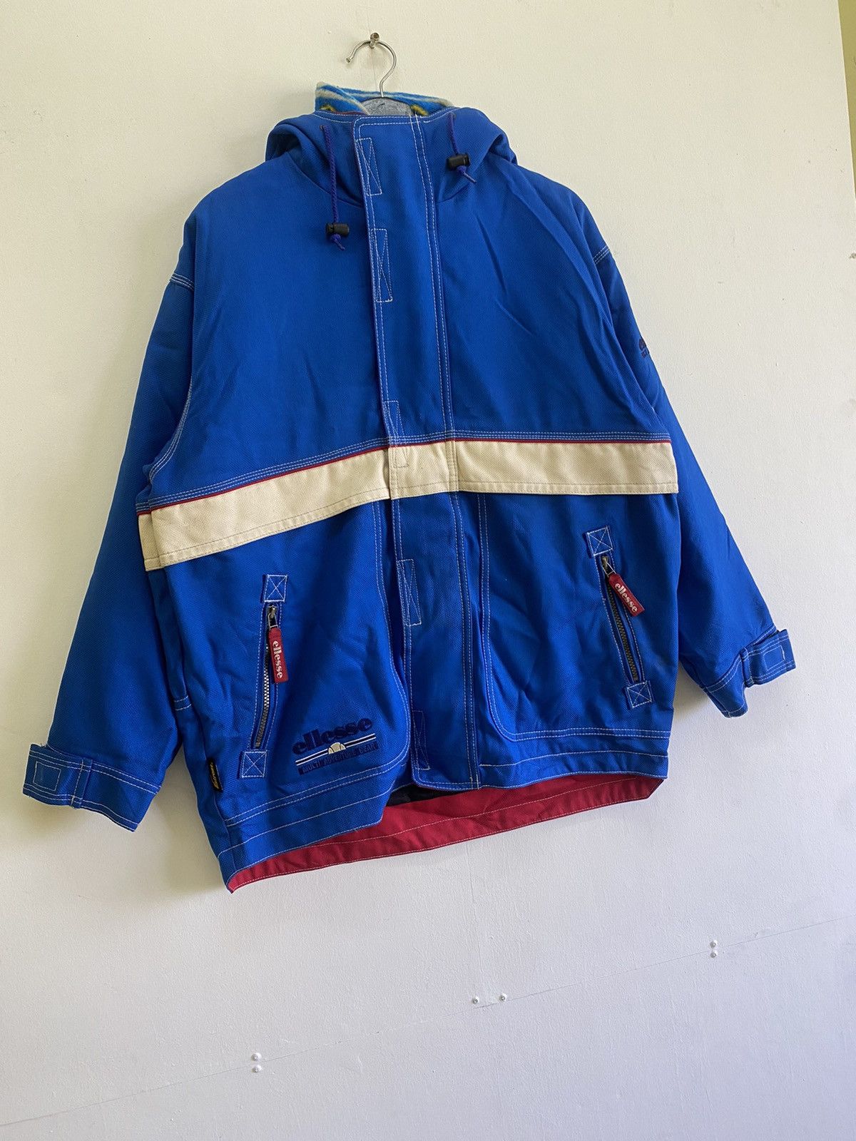 Descente × Ellesse × Goldwin Vintage 90s Ellesse Multi Function Gear Skii Jacket Size US S / EU 44-46 / 1 - 5 Thumbnail