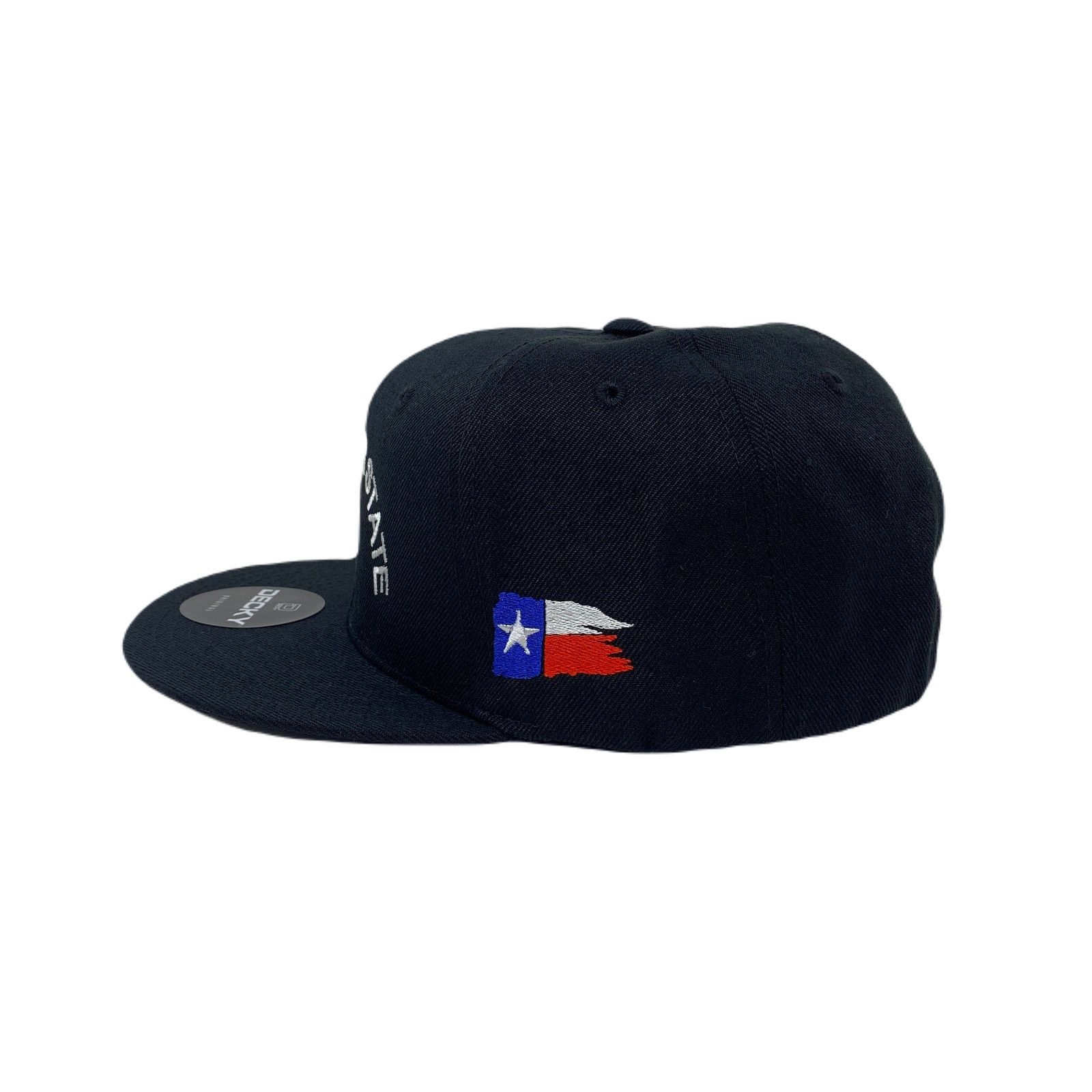 Other Lone Star State Side Hit Snapback Hat All Black Size ONE SIZE - 6 Thumbnail