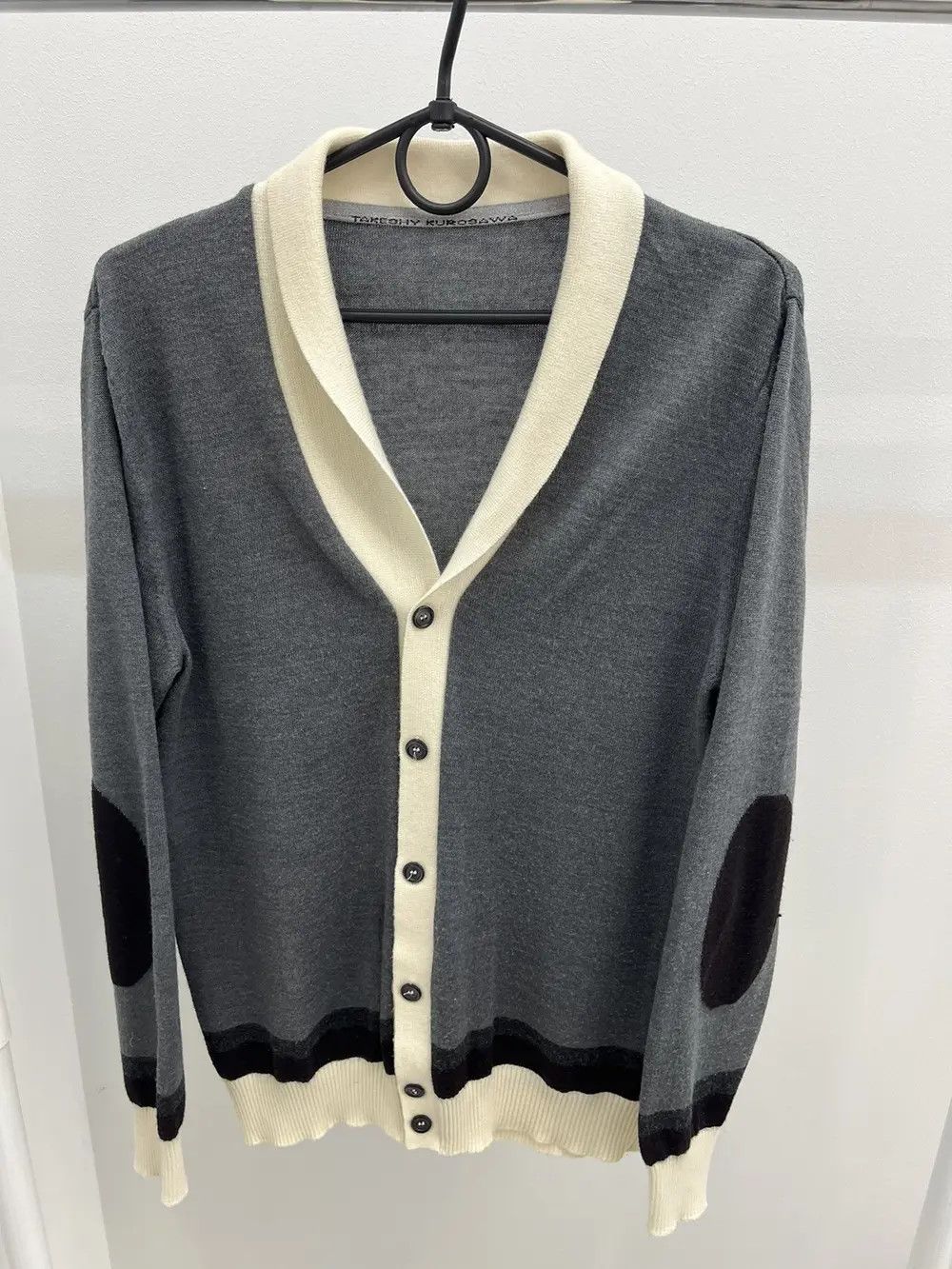 Takeshy Kurosawa Takeshy Kurosawa Merino Wool Cardigan Sweater Size US XL / EU 56 / 4 - 1 Thumbnail