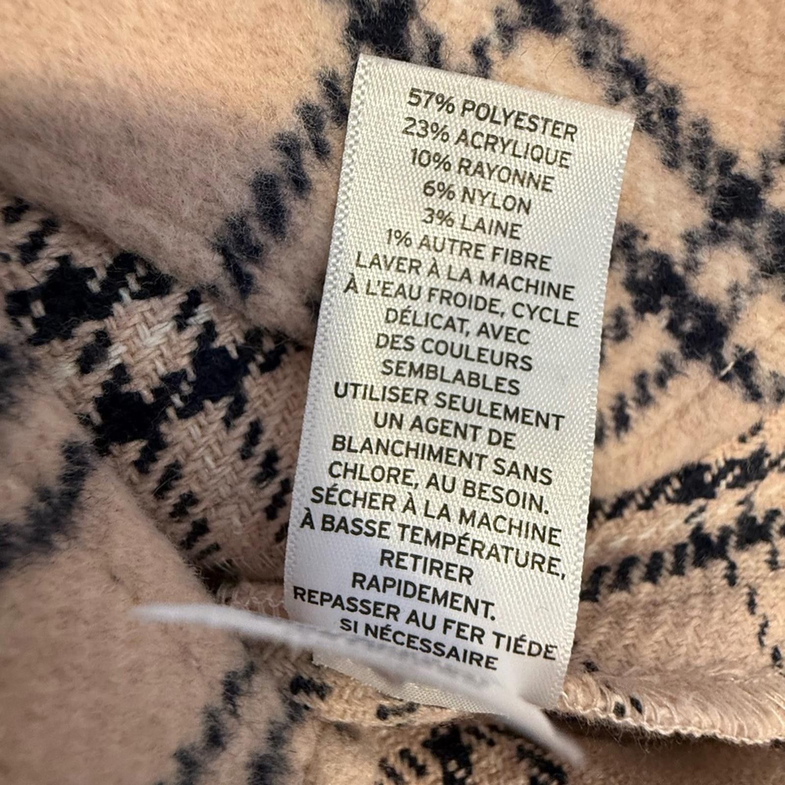 Other Caslon wool blend shacket pink & navy plaid SZ XS Size XS / US 0-2 / IT 36-38 - 9 Thumbnail