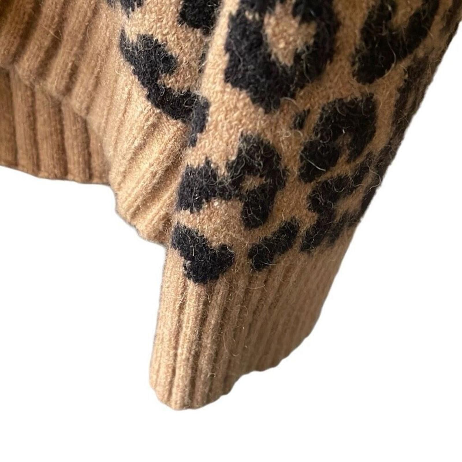 J.Crew J.Crew animal print Merino wool sweater size large Size L / US 10 / IT 46 - 7 Thumbnail