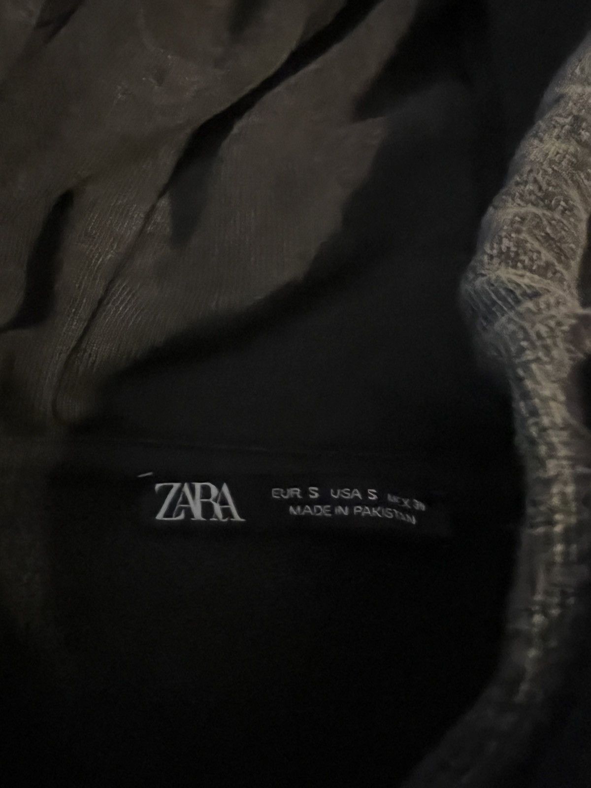 Zara Zara black grey wash jacket Size US S / EU 44-46 / 1 - 2 Thumbnail