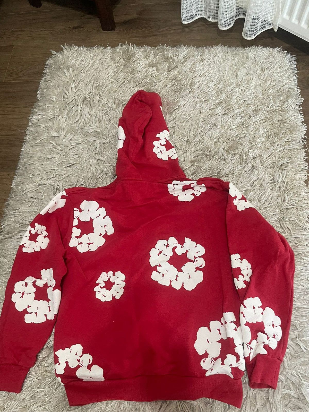 DENIM TEARS Denim Tears Hoodie Red Size US S / EU 44-46 / 1 - 1 Thumbnail
