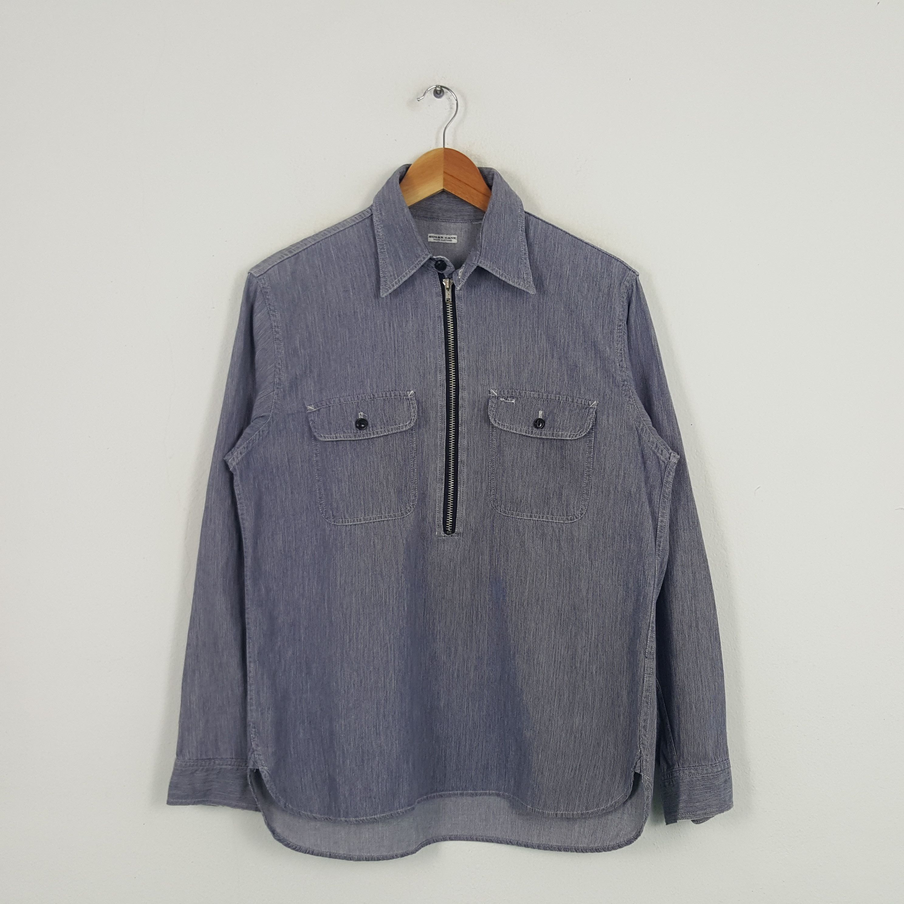 Sugar Cane × Vintage Vintage Sugar Cane Japanese Style Work Polos Size US L / EU 52-54 / 3 - 1 Thumbnail