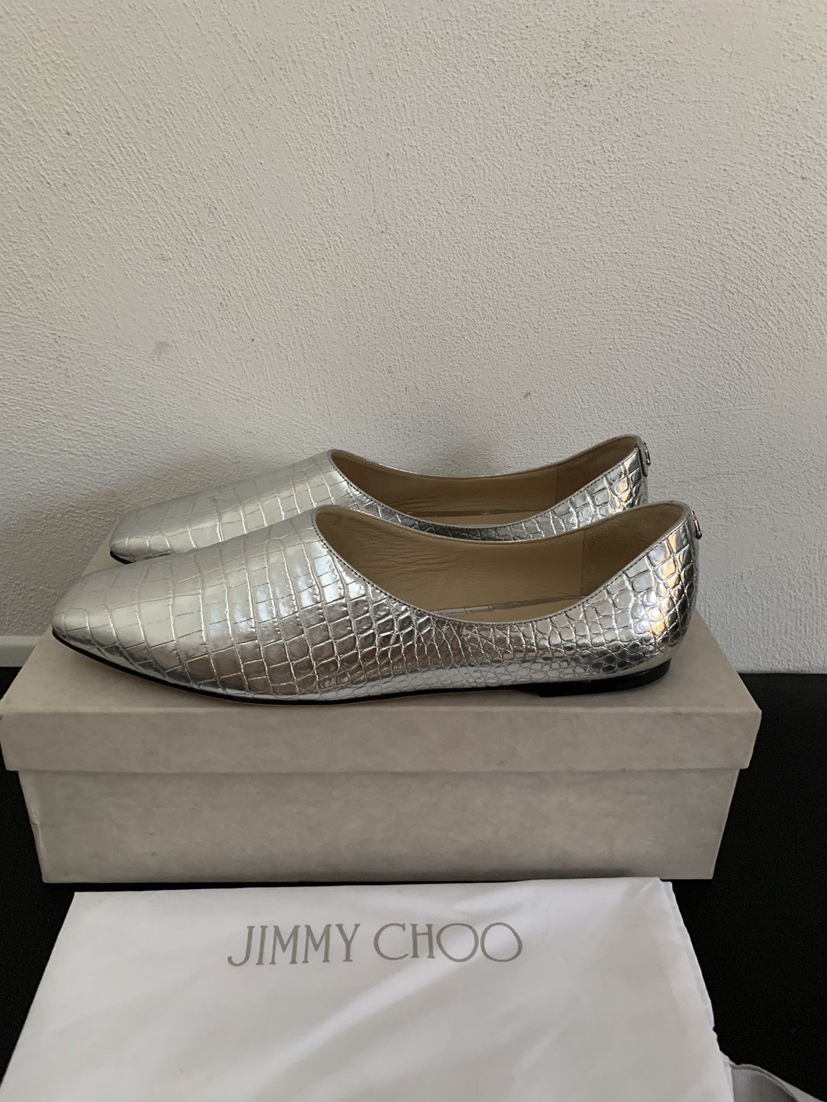 Jimmy Choo Jimmy Choo Leather Mocassino Retail €650 Size US 10 / IT 40 - 4 Thumbnail
