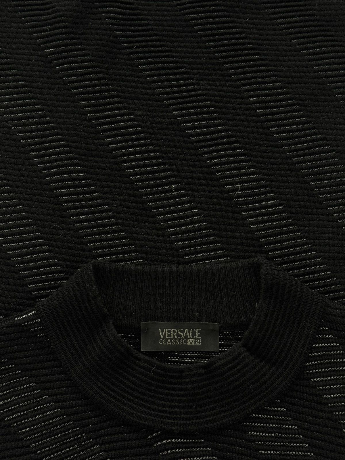 Versace Versace 90’s Vintage Knit V2 Archival Baggy Sweater Size US M / EU 48-50 / 2 - 7 Thumbnail