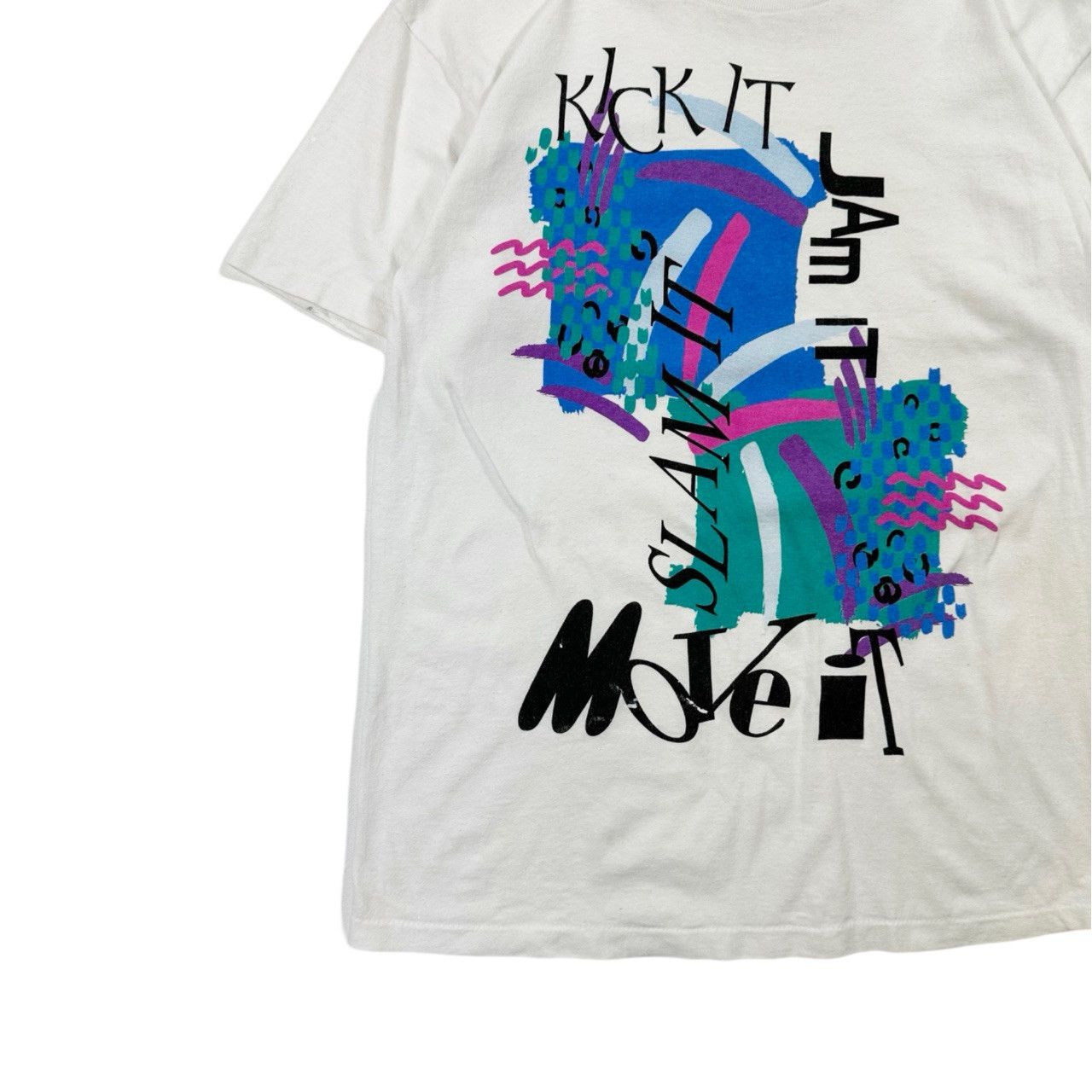 Vintage Vintage 90s Single Stitch Kick It Jam It Slam It Graphic Size US M / EU 48-50 / 2 - 3 Thumbnail