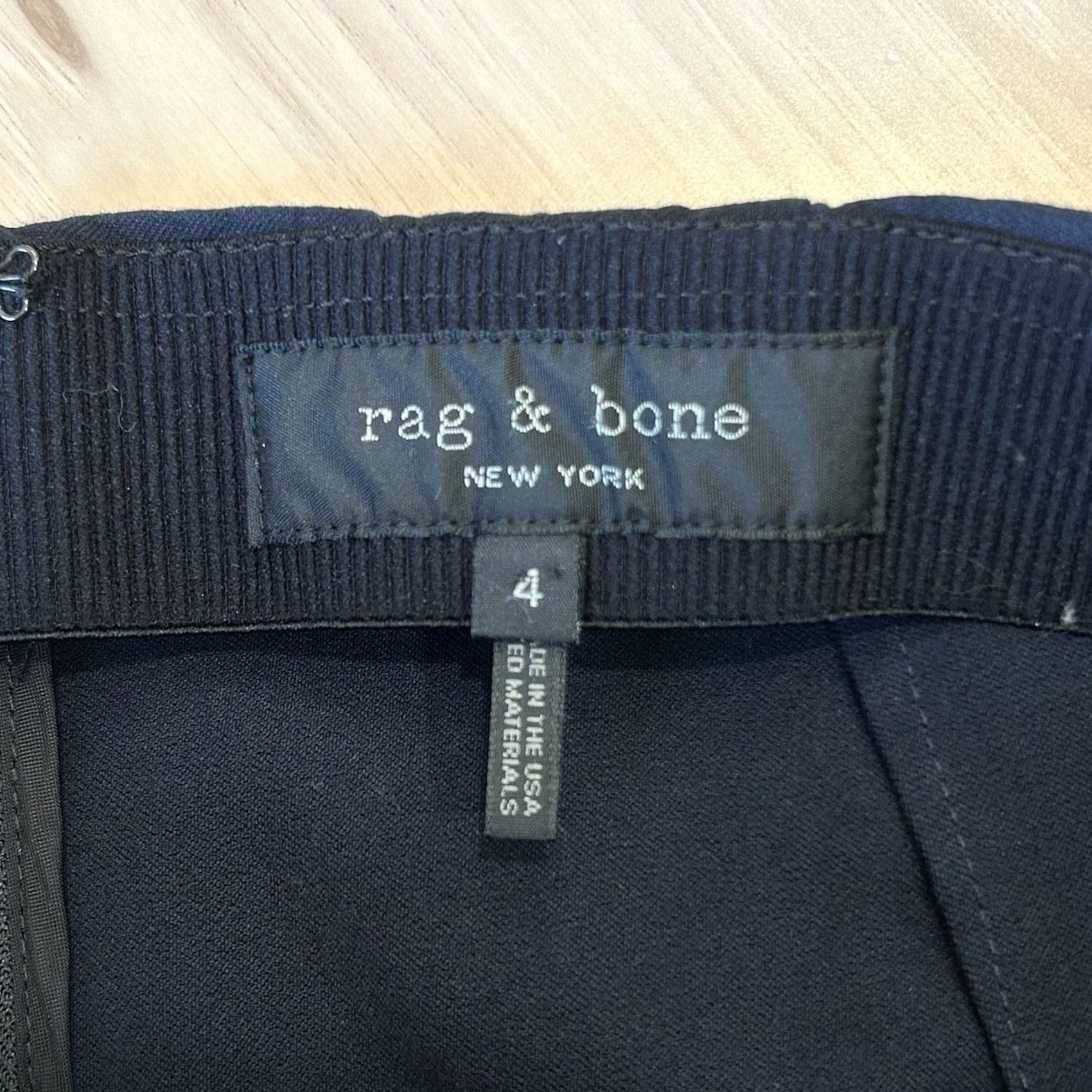 Rag & Bone rag & bone New York Simone Stretch Pant Black Women’s 4 Skinny Slim Inseam 27 in Rise 10.5 in USA Size 27" / US 4 / IT 40 - 5 Thumbnail