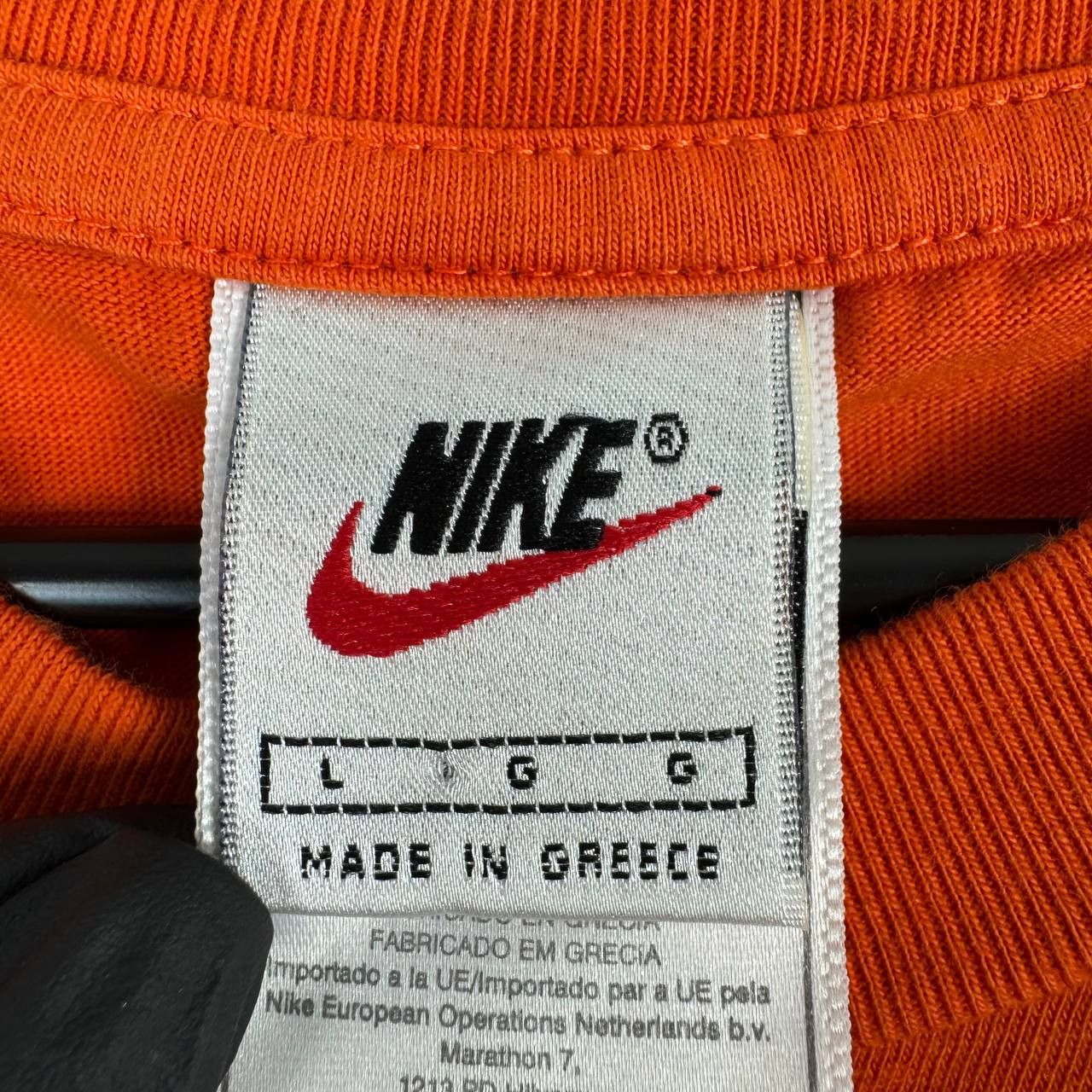Nike Nike Swoosh T-Shirt Orange CA#05553 Mens L Size US L / EU 52-54 / 3 - 3 Thumbnail