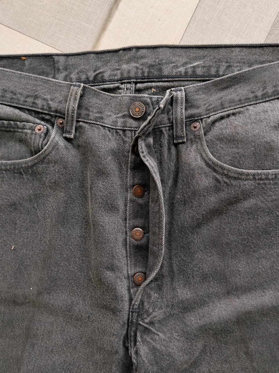 Levi's Vintage Levis 501 90s Big E Made in USA Size US 33 - 2 Thumbnail