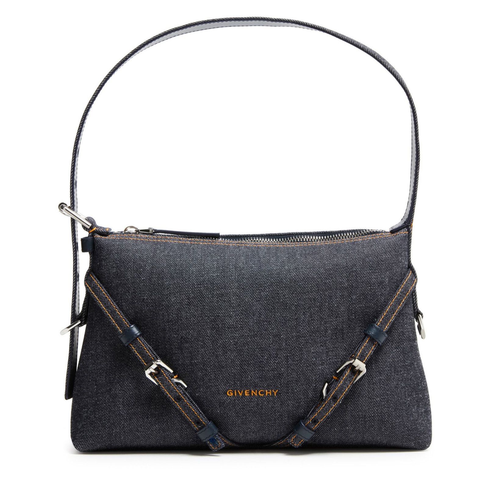 Givenchy GIVENCHY Voyou Mini Blue Denim Bag New And Authentic Size ONE SIZE - 1 Thumbnail