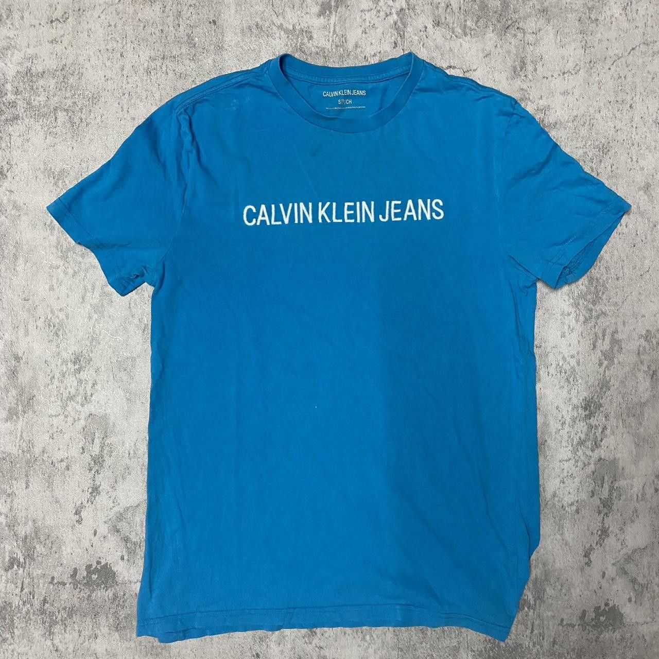 Calvin Klein Calvin Klein blue T-shirt Boxy Size US S / EU 44-46 / 1 - 1 Thumbnail