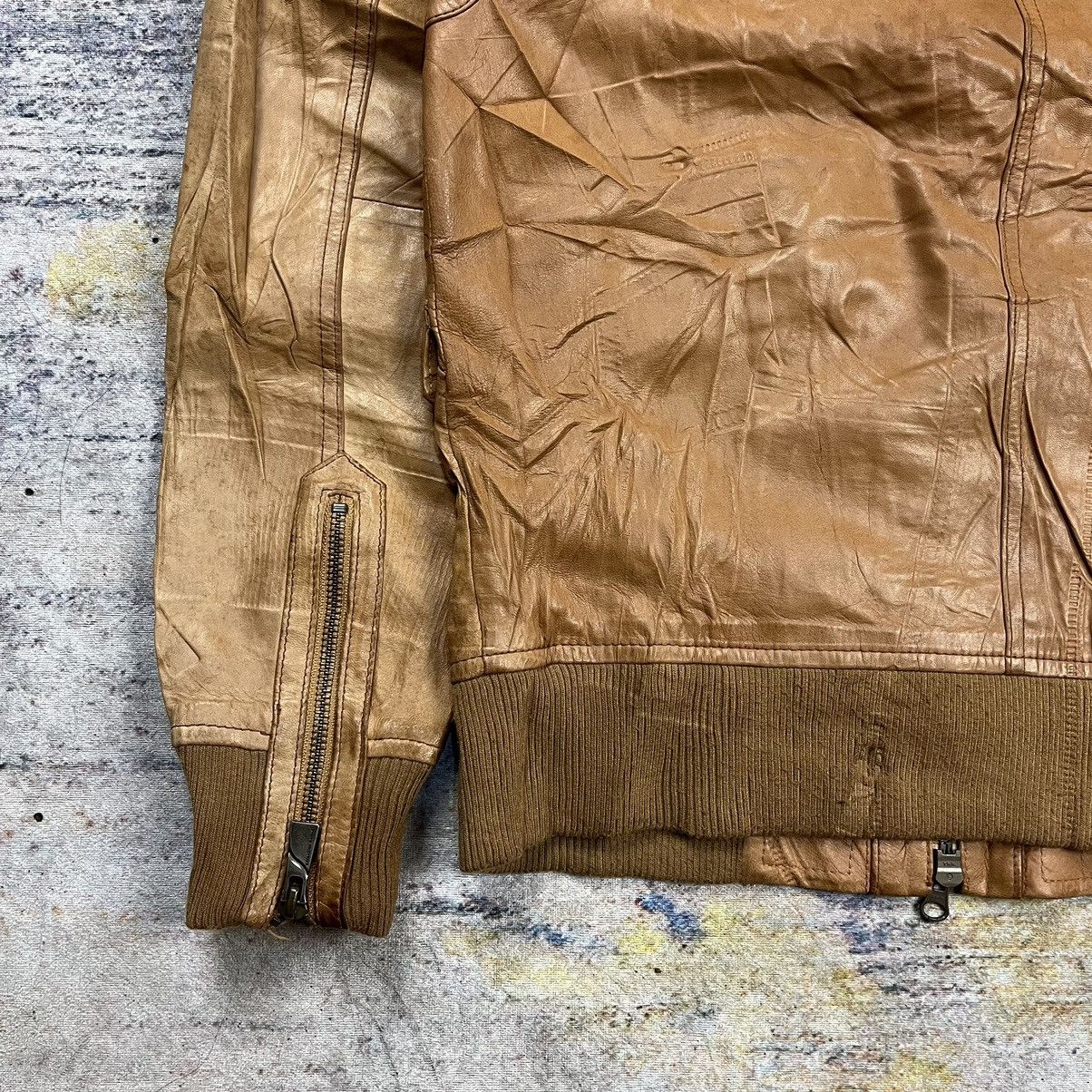 Katharine Hamnett London Vintage Kathrine Hamnett Blouson bomber leather jacket Size US M / EU 48-50 / 2 - 8 Thumbnail