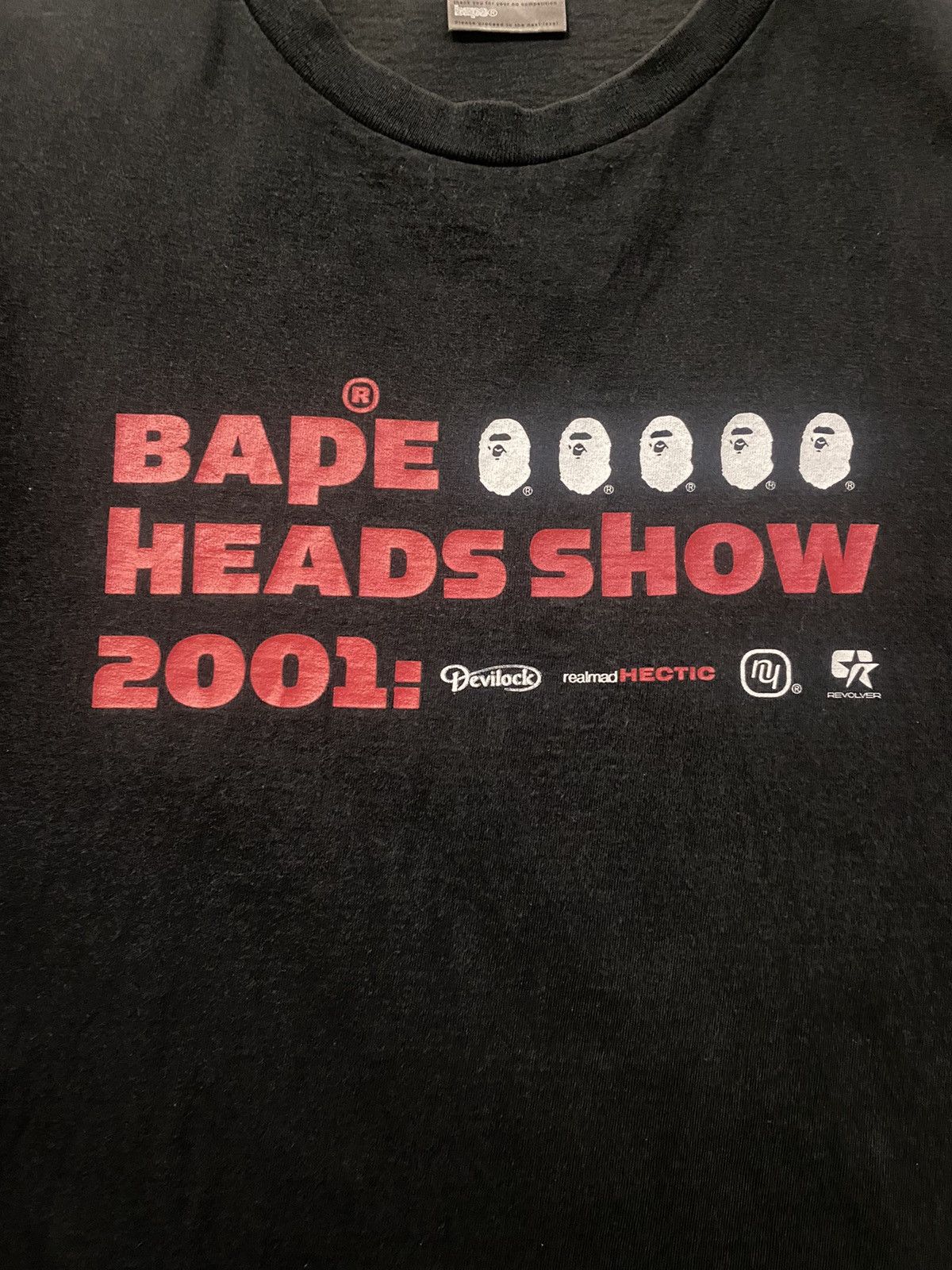 Bape × Vintage vintage bape head show 2001 tshirt Size US XL / EU 56 / 4 - 3 Thumbnail