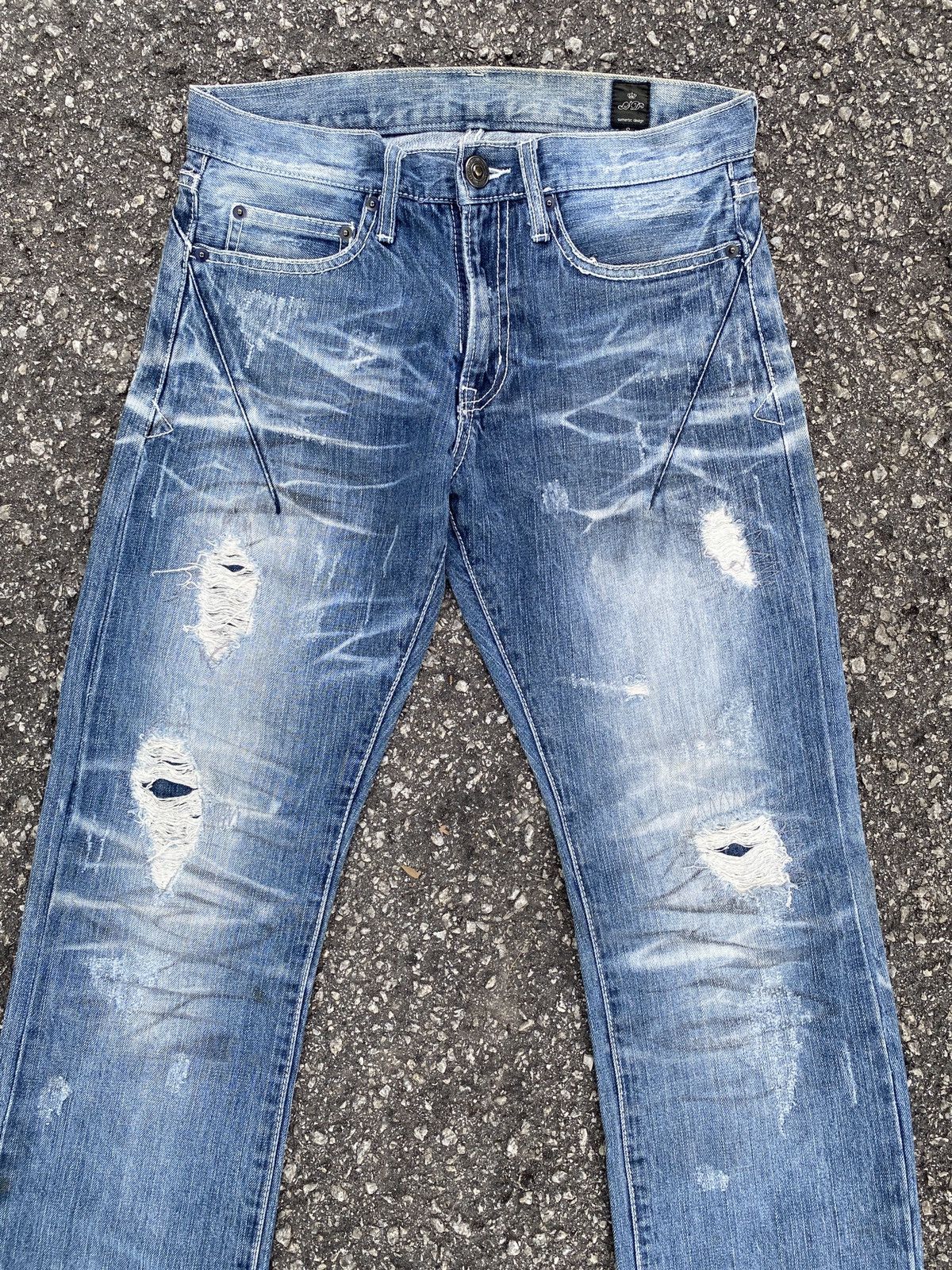 Japanese Brand Japanese Brand Semantics Design Distressed Denim Size US 29 - 3 Thumbnail