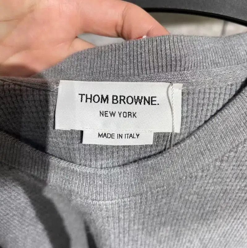 Thom Browne Thom Browne Gray Men’s Pullover Sweatshirt . Size US L / EU 52-54 / 3 - 3 Thumbnail