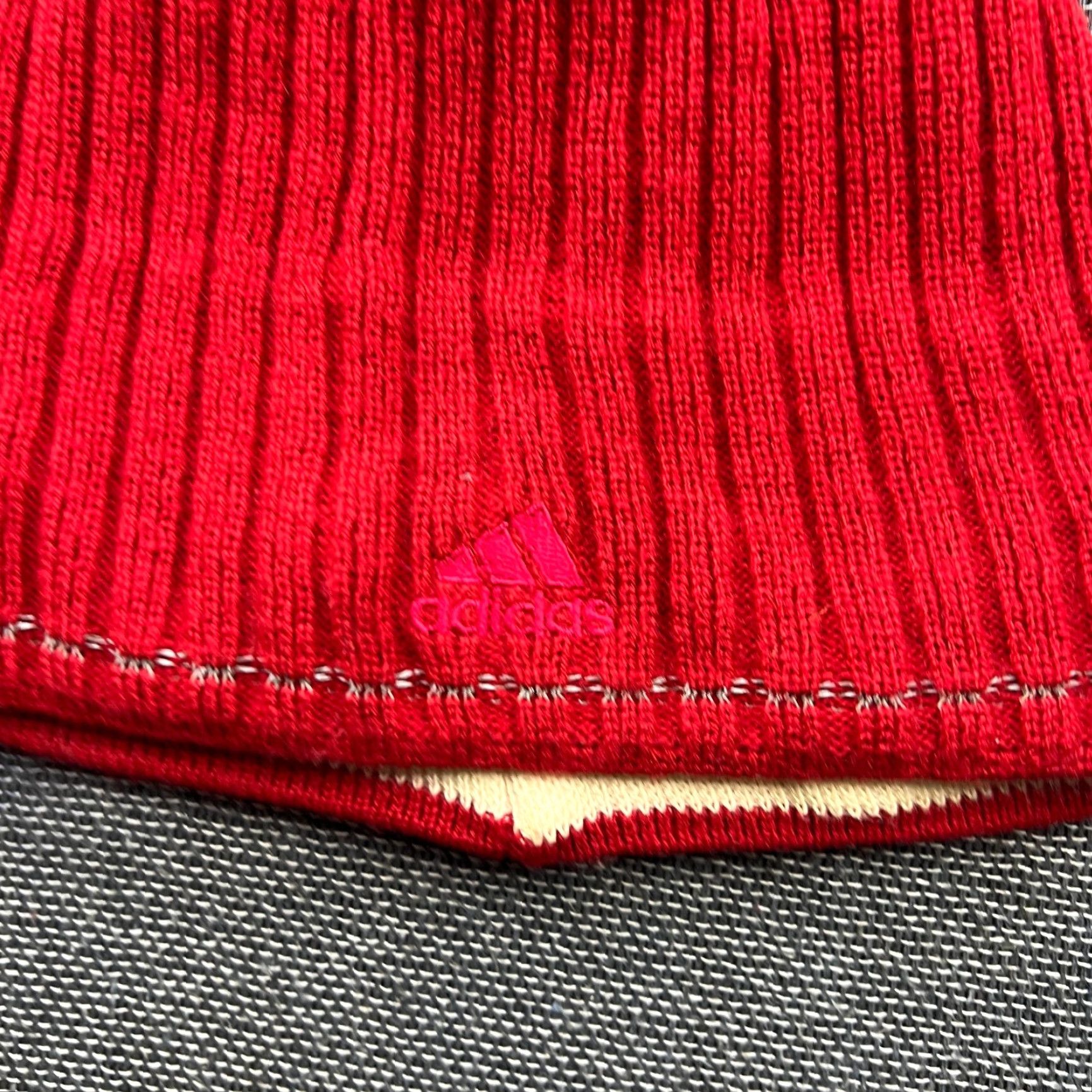 Adidas VINTAGE Adidas Windstopper Beanie Hat One Size Lined Wool Blend Knitted Ski Red Size ONE SIZE - 2 Thumbnail