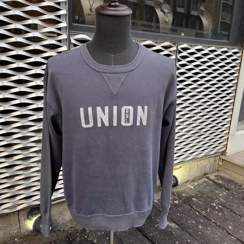 RRL Ralph Lauren RRL Ralph Lauren Union Sweatshirt - dmc Size US L / EU 52-54 / 3 - 1 Thumbnail