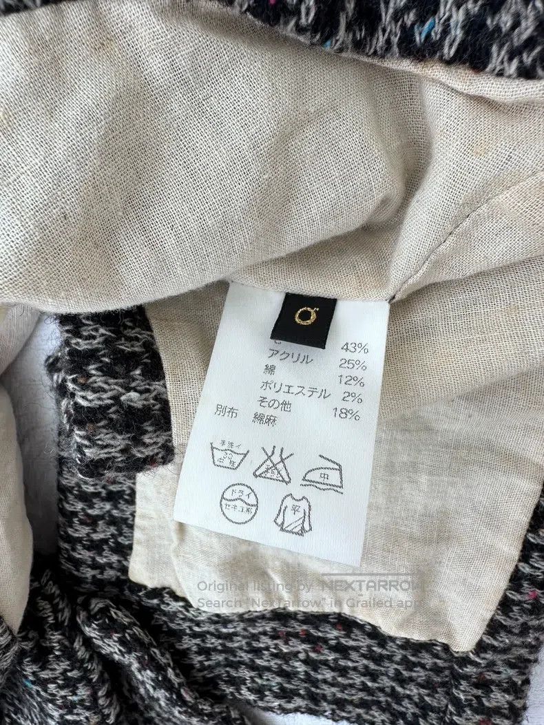 Kapital Kapital Dark gray check, colored dots, wool knitted vest Size XS / US 0-2 / IT 36-38 - 7 Thumbnail