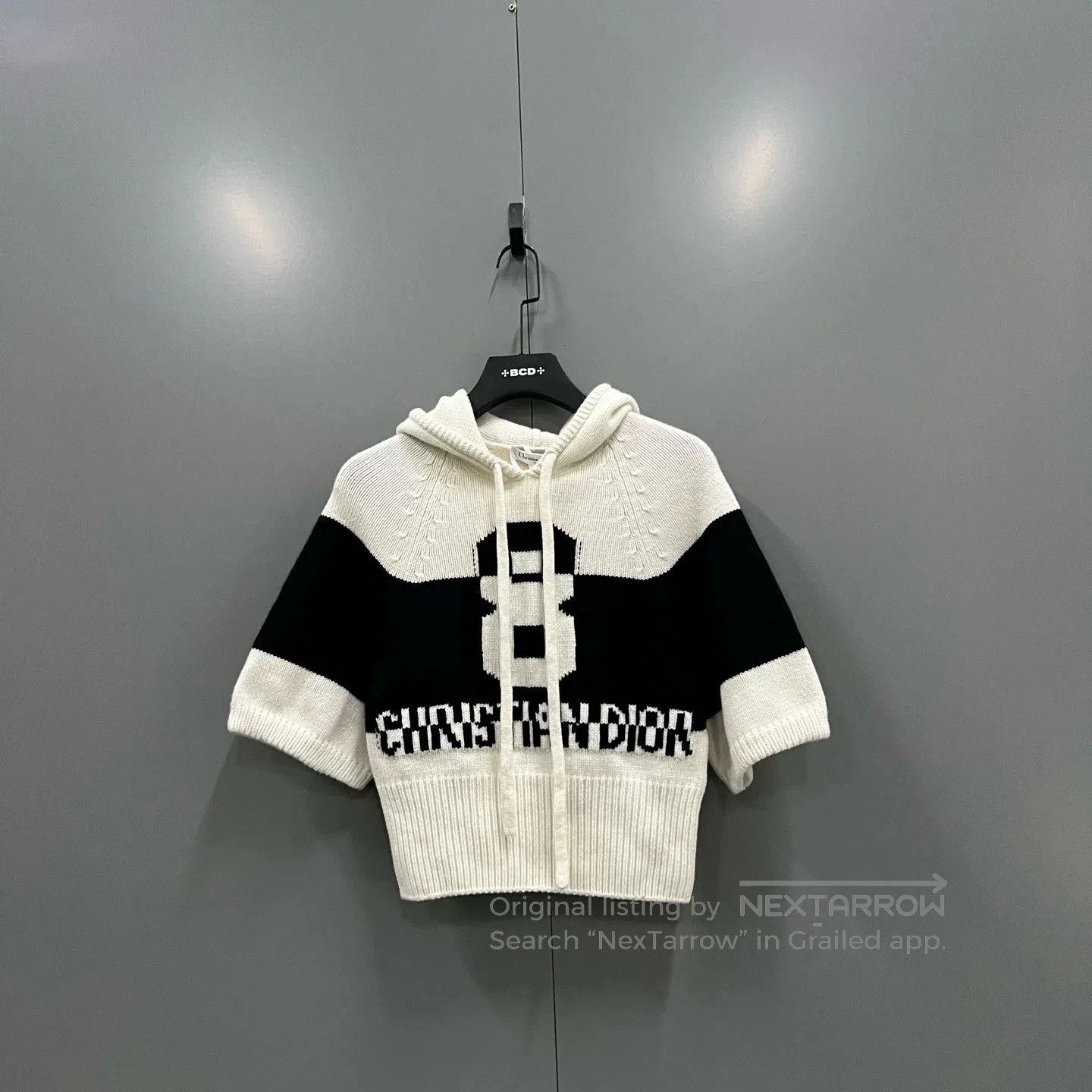 Dior Dior Colorblock Logo Cashmere Hoodie. Size XS / US 0-2 / IT 36-38 - 1 Thumbnail