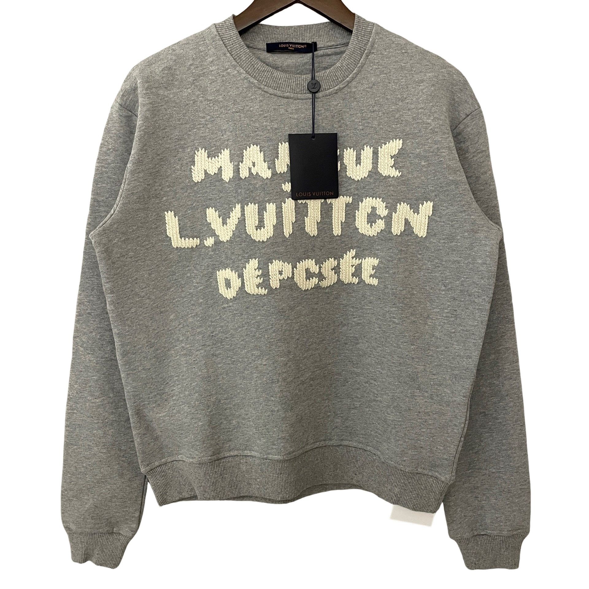 Louis Vuitton Louis Vuitton Embroidered Cotton Sweatshirt Size S Size US S / EU 44-46 / 1 - 1 Thumbnail