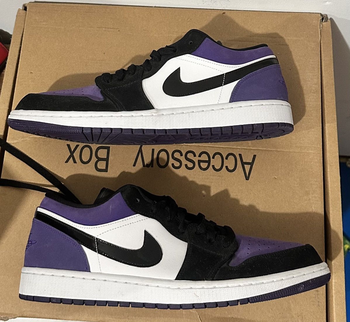 Jordan Brand Jordan 1 low court purple. Size US 13 / EU 46 - 7 Thumbnail