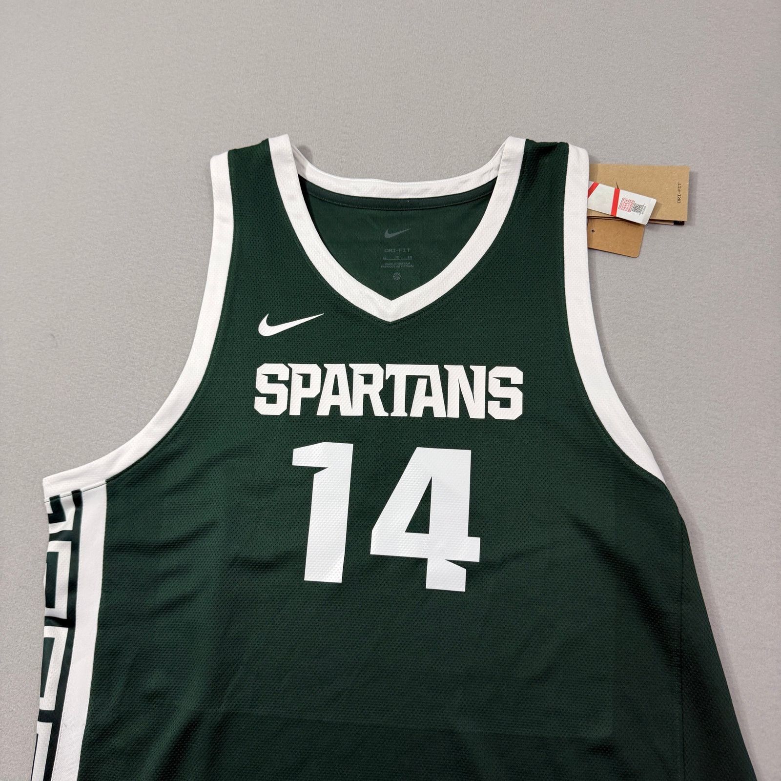 Nike Nike Michigan State Spartans Davis Smith Basketball Jersey Size US XL / EU 56 / 4 - 2 Thumbnail