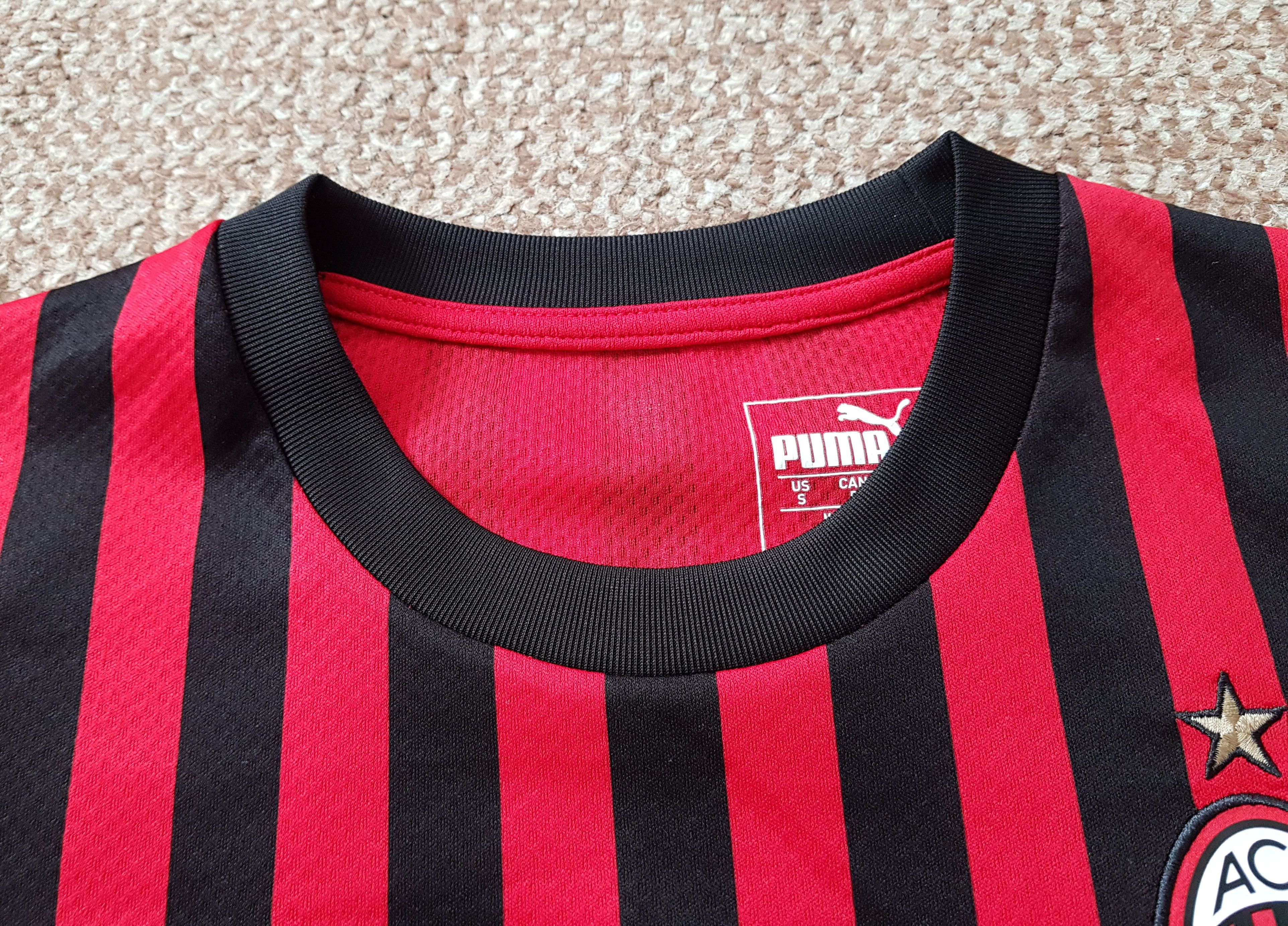 Puma Milan AC Zlatan Ibrahimovic 2019/20 Home Soccer Jersey Size US S / EU 44-46 / 1 - 17 Thumbnail