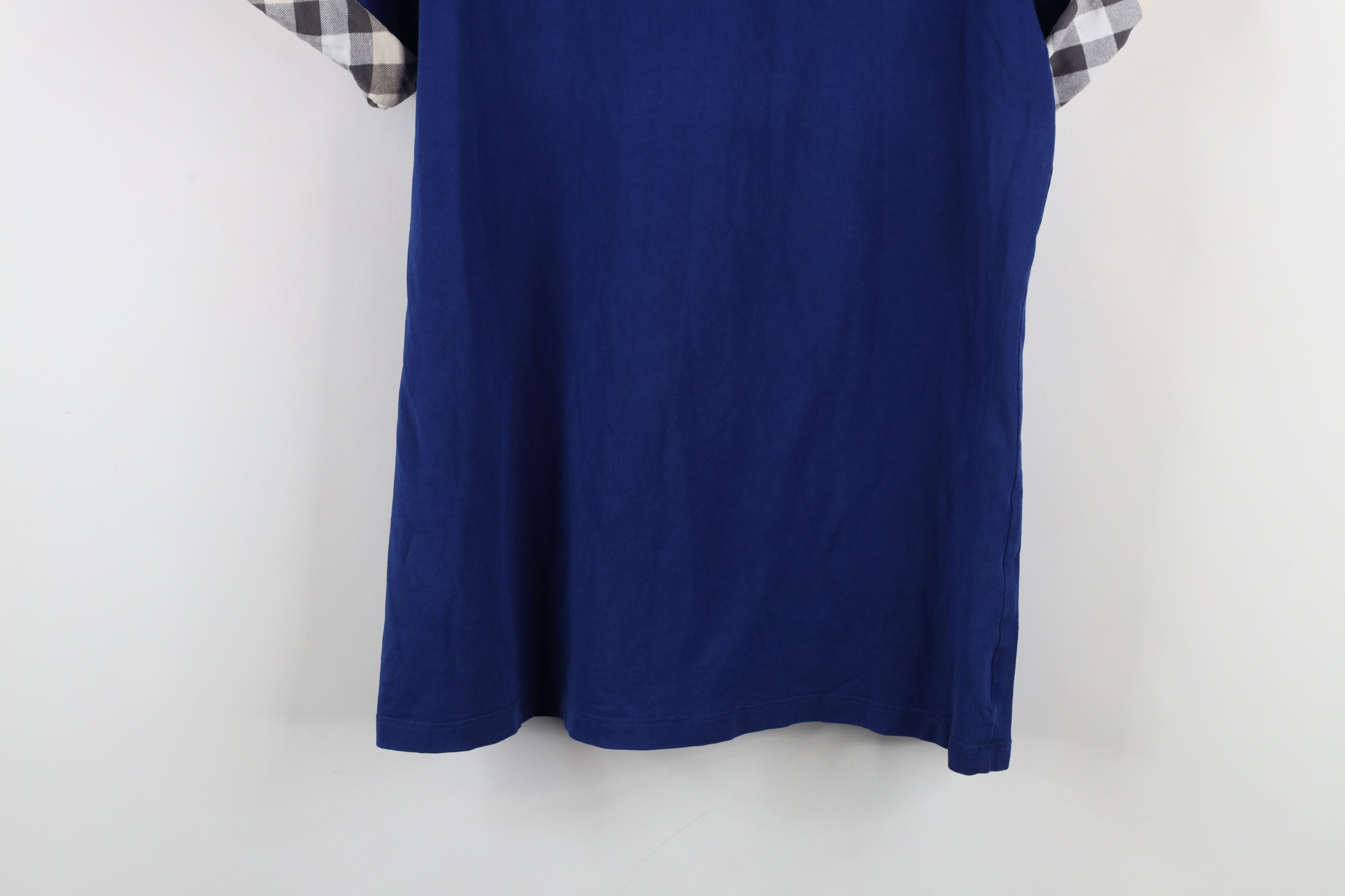 Burberry × Vintage Burberry Brit Novacheck Plaid Short Sleeve T-Shirt Blue Size XL / US 12-14 / IT 48-50 - 11 Thumbnail