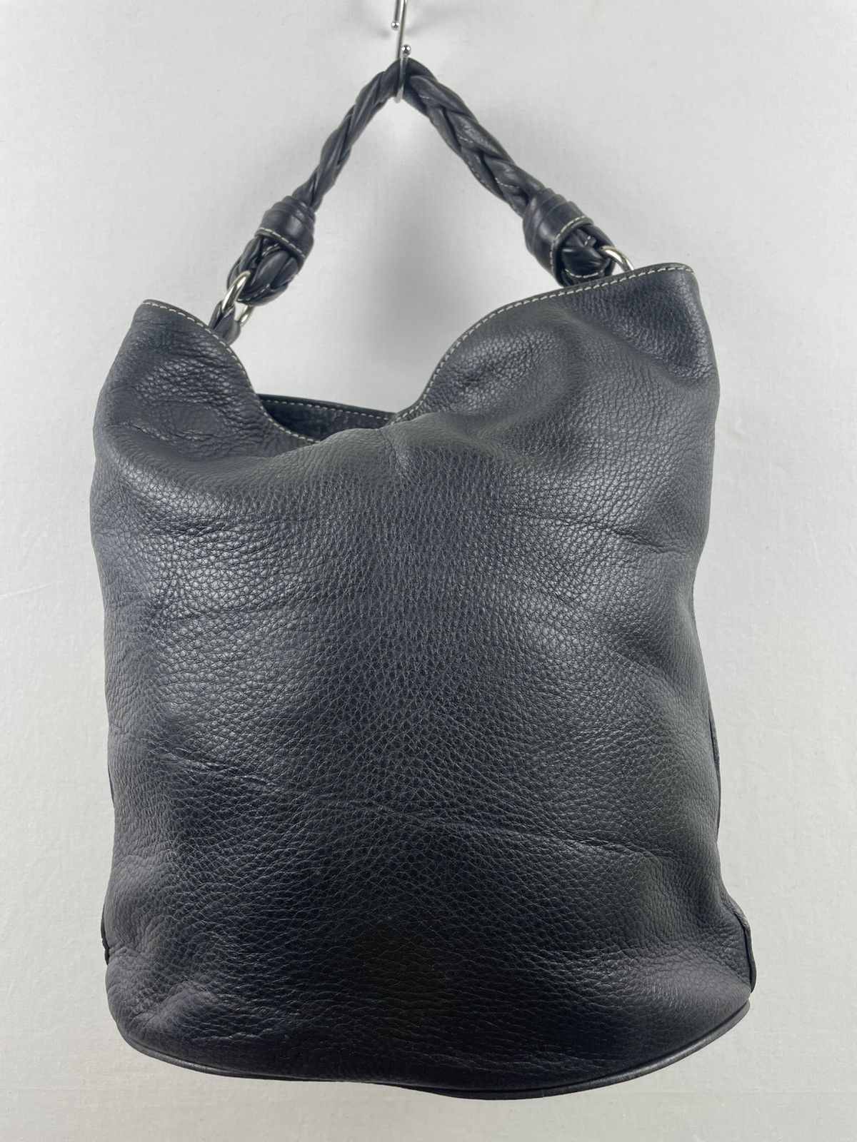 Polo Ralph Lauren Vintage Ralph Lauren Soft Black Leather Hobo Bag Size ONE SIZE - 1 Thumbnail