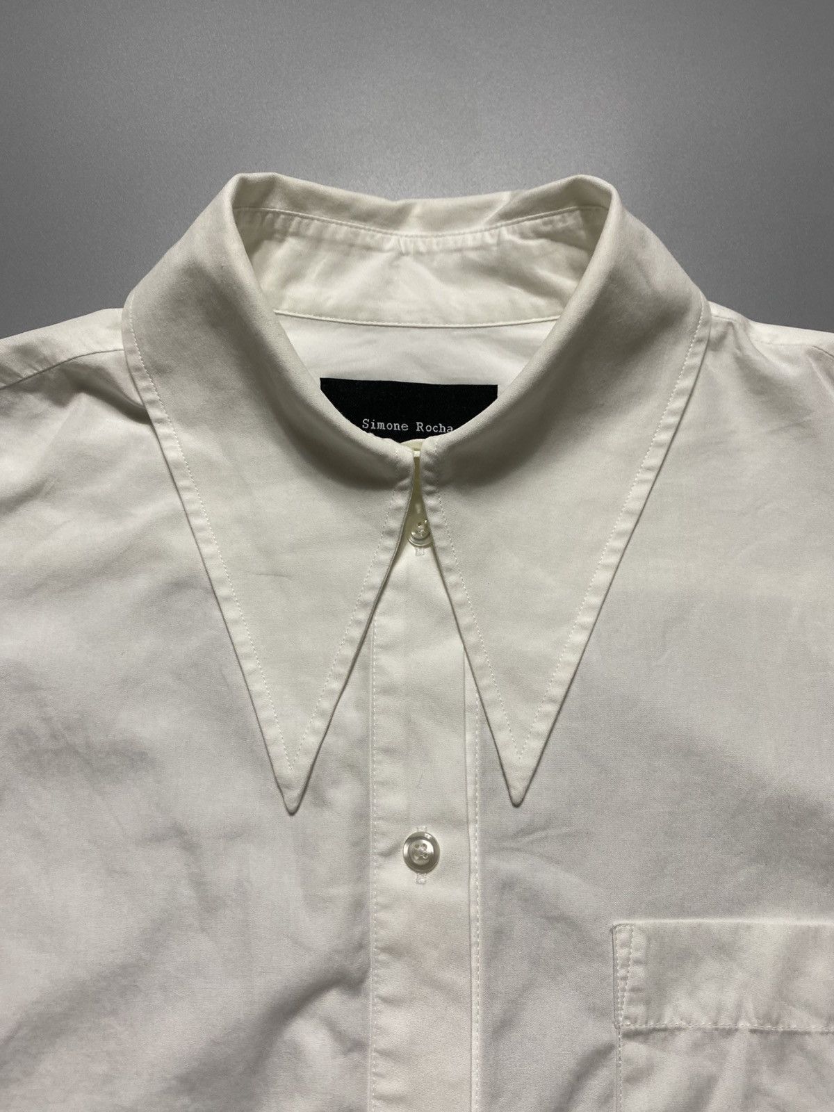 Simone Rocha SIMONE ROCHA WHITE COTTON PUFF SLEEVES Size XS / US 0-2 / IT 36-38 - 8 Thumbnail