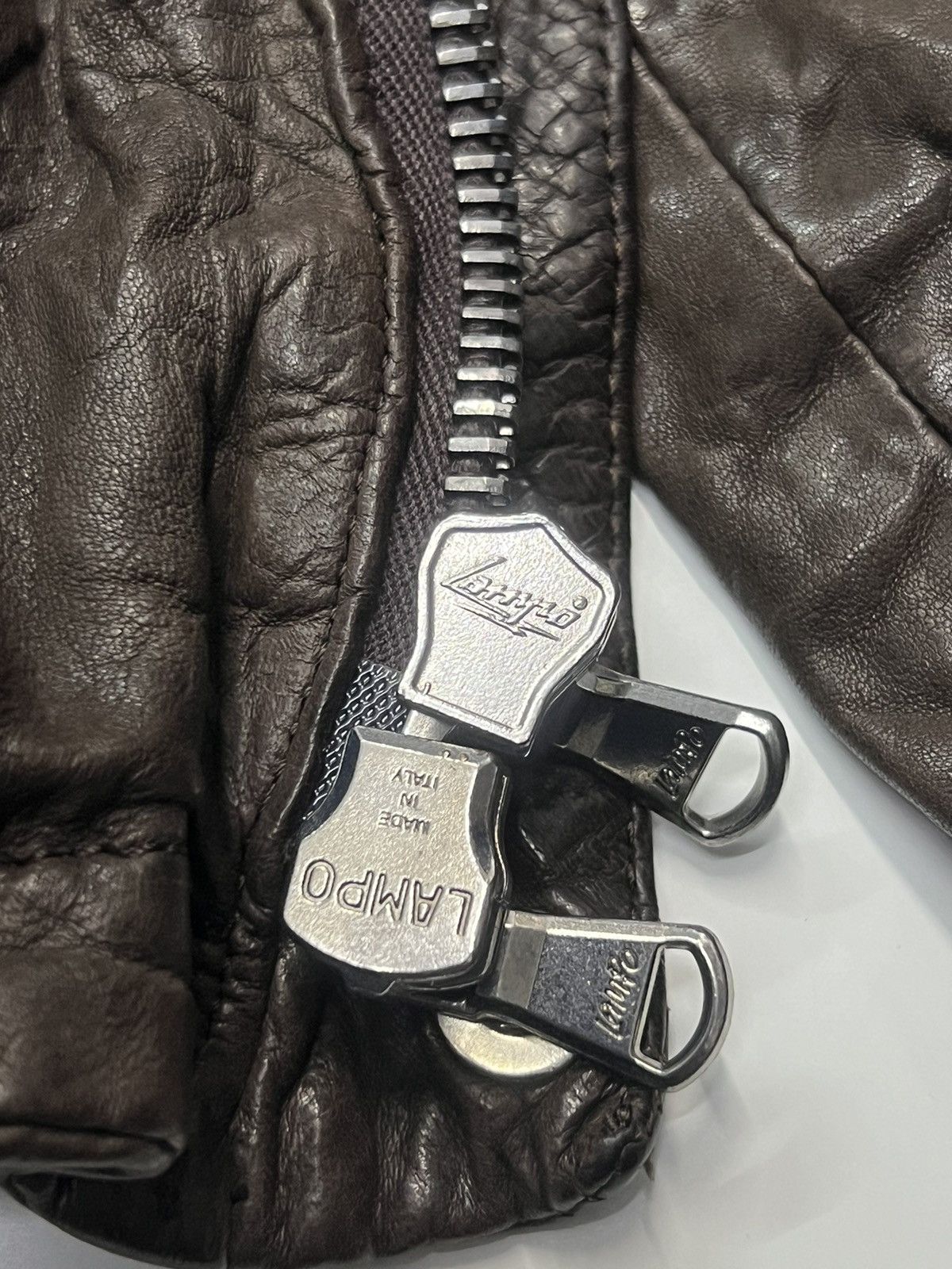 Other MUSHER ITALIA LEATHER JACKET MADE IN ITALY Size US XL / EU 56 / 4 - 9 Thumbnail