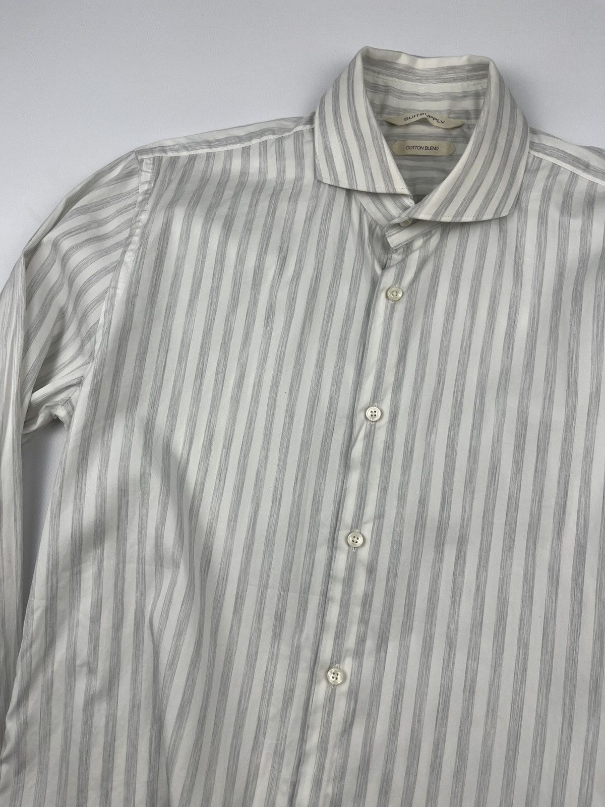 Suitsupply Suitsupply Mens Extra Slim Fit Shirt Button Up Long Sleeve Size US M / EU 48-50 / 2 - 4 Thumbnail