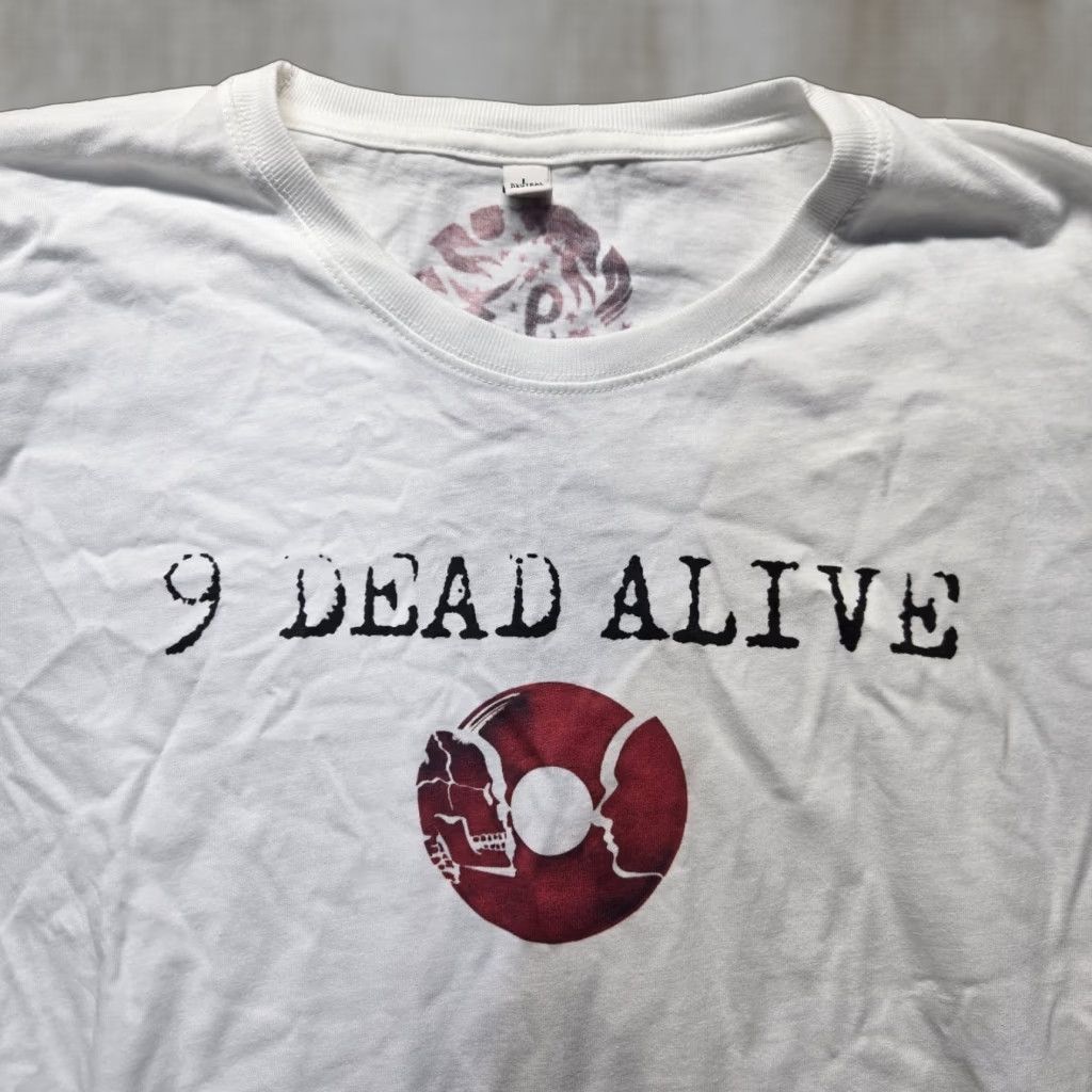 Vintage VINTAGE Earth Positive Concert Tour 9 Dead Alive Unisex Adult T-Shirt Short Sleeve White 90s Music Memorabilia Medium Size US M / EU 48-50 / 2 - 1 Thumbnail