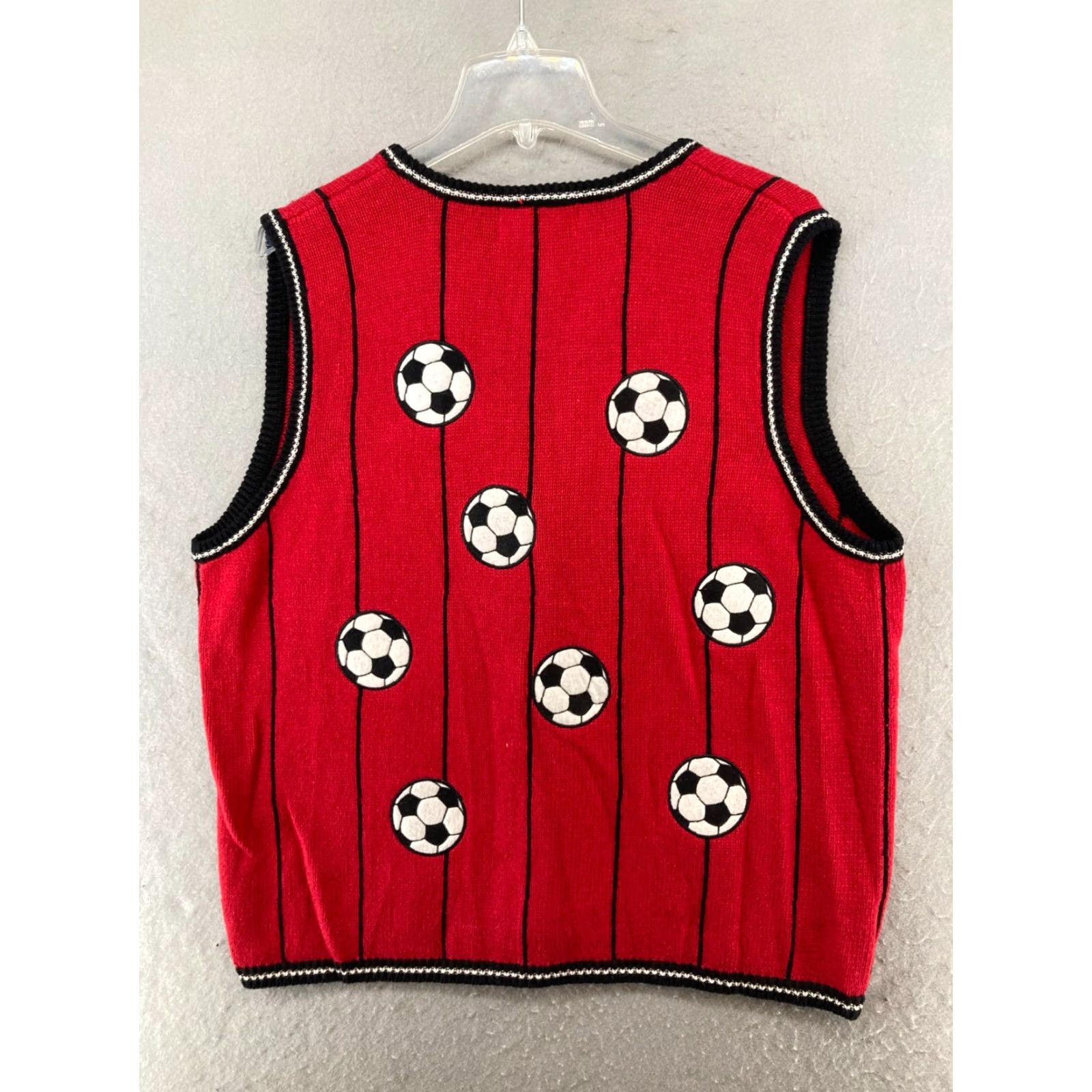 Vintage VINTAGE Mandal Bay Vest Womens XL Red Soccer Sports VTG 90s Size XL / US 12-14 / IT 48-50 - 6 Thumbnail