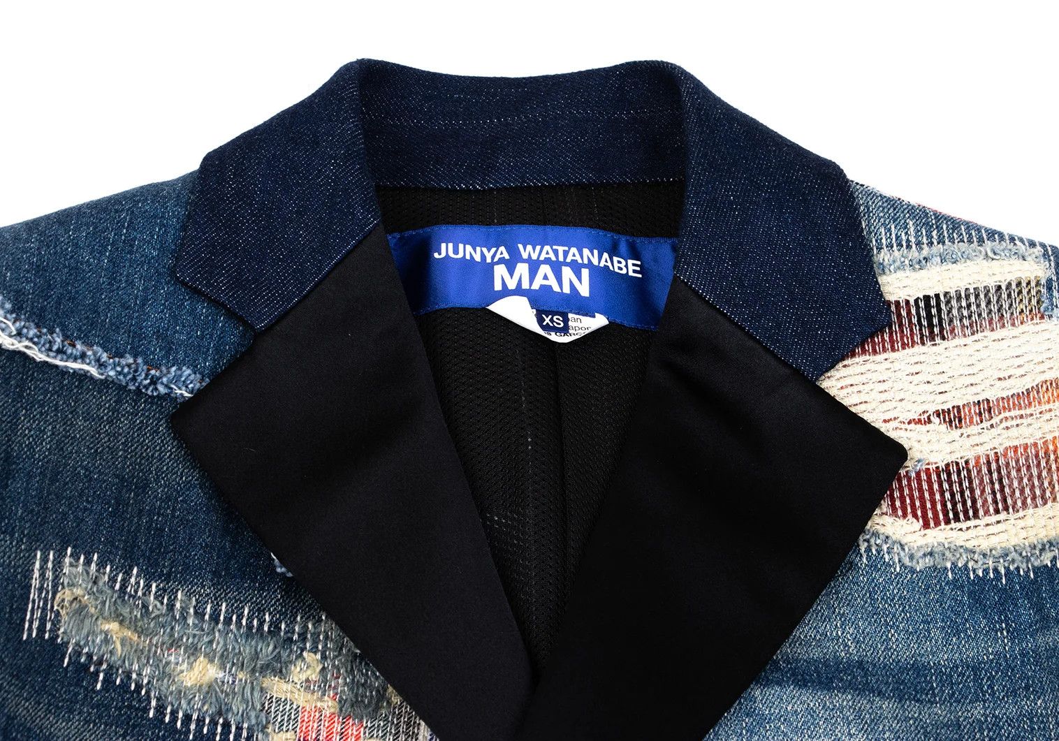 Junya Watanabe Patchwork Denim Coat in Indigo and Other Colors, XS Size US XS / EU 42 / 0 - 3 Thumbnail