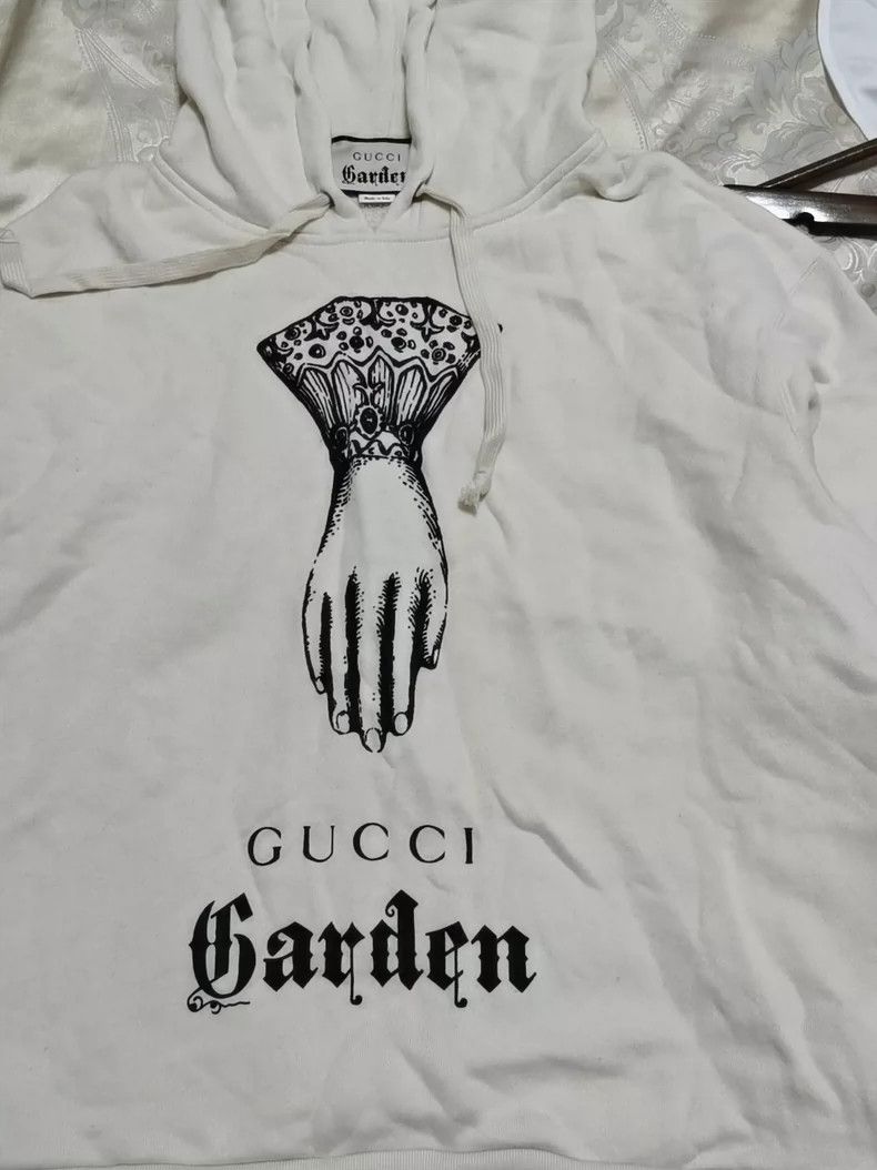 Gucci Gucci Museum Series Hooded Sweatshirt 2505-Nextarrow Size US M / EU 48-50 / 2 - 1 Thumbnail